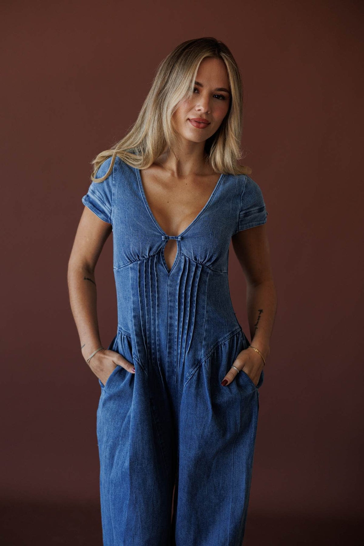 Stevie Denim Jumpsuit