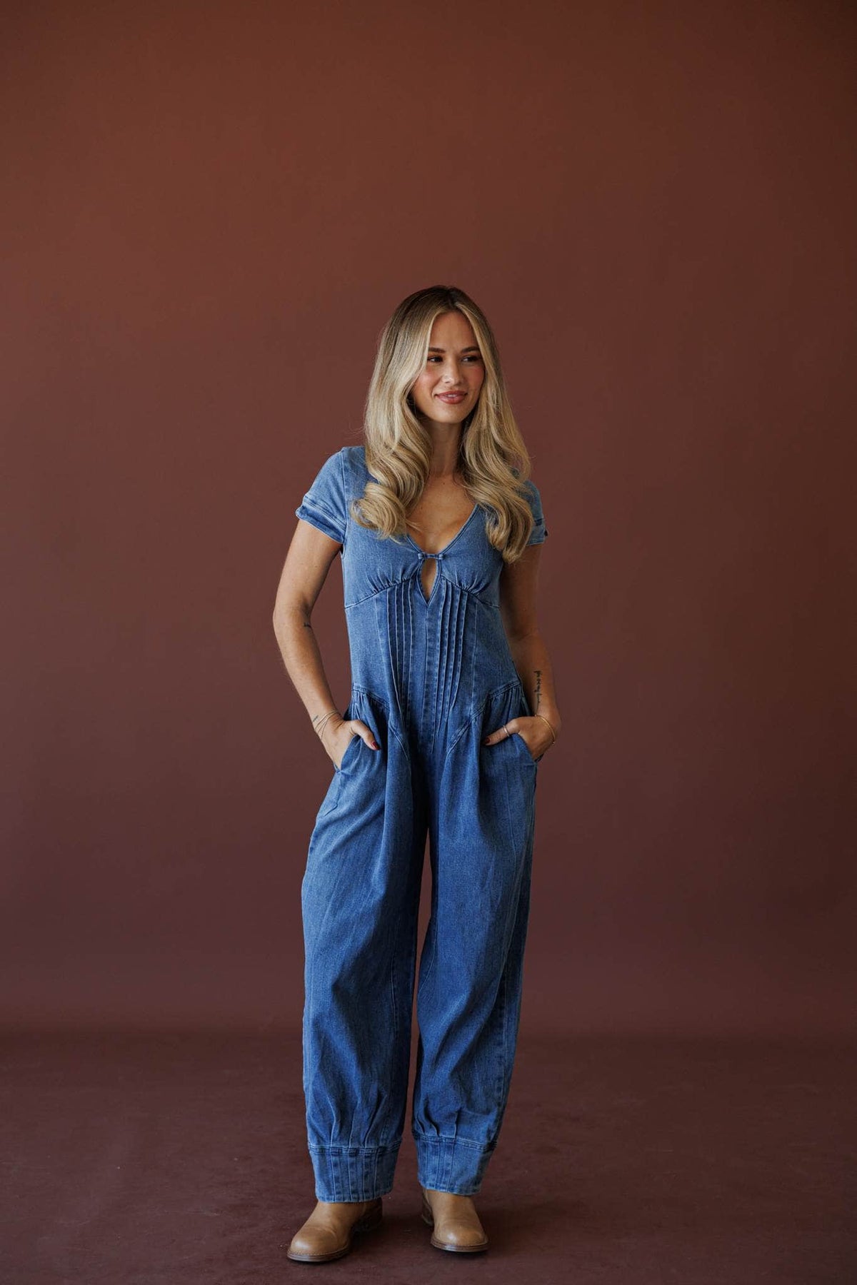 Stevie Denim Jumpsuit
