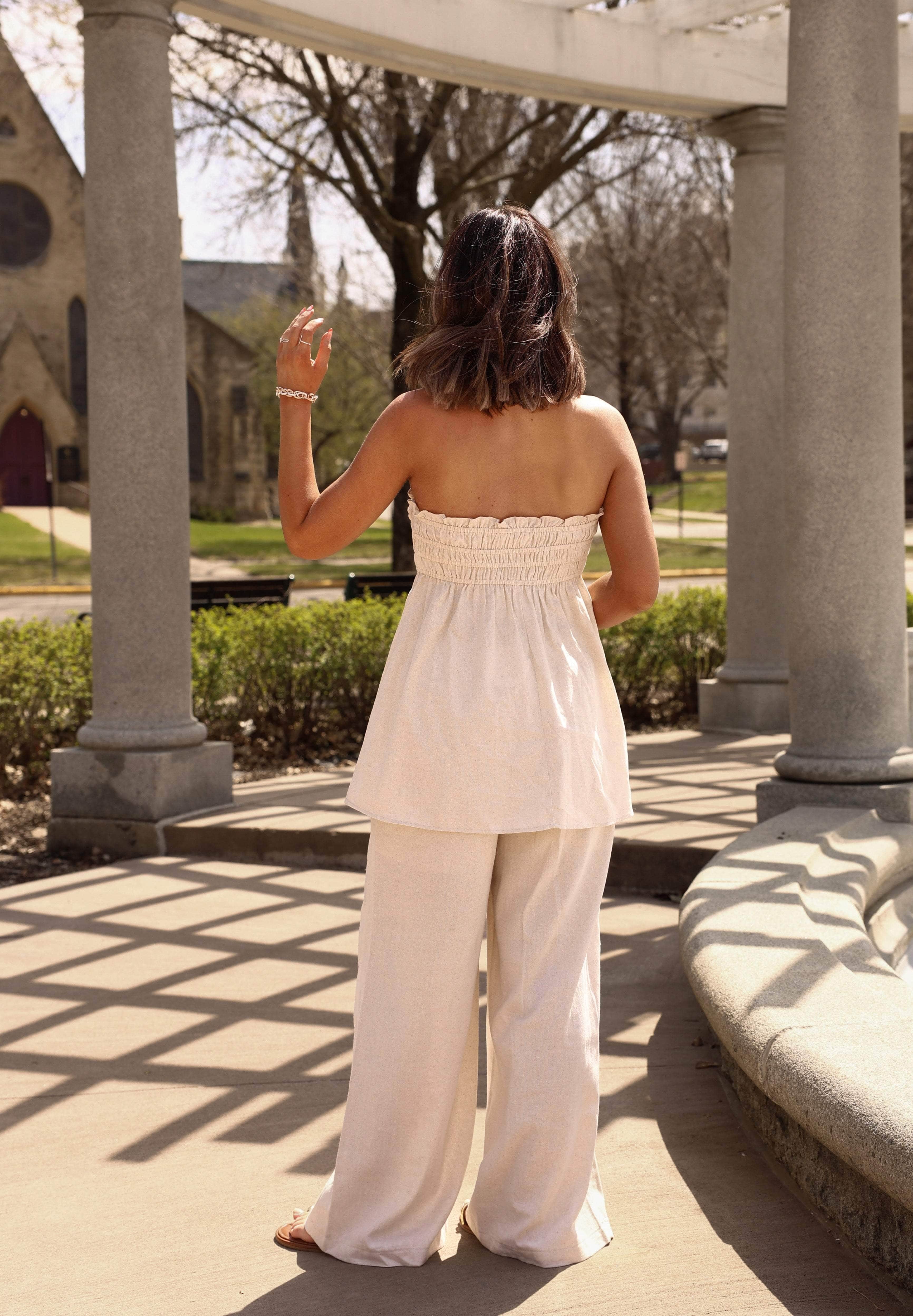 Summer Poise Linen Pant