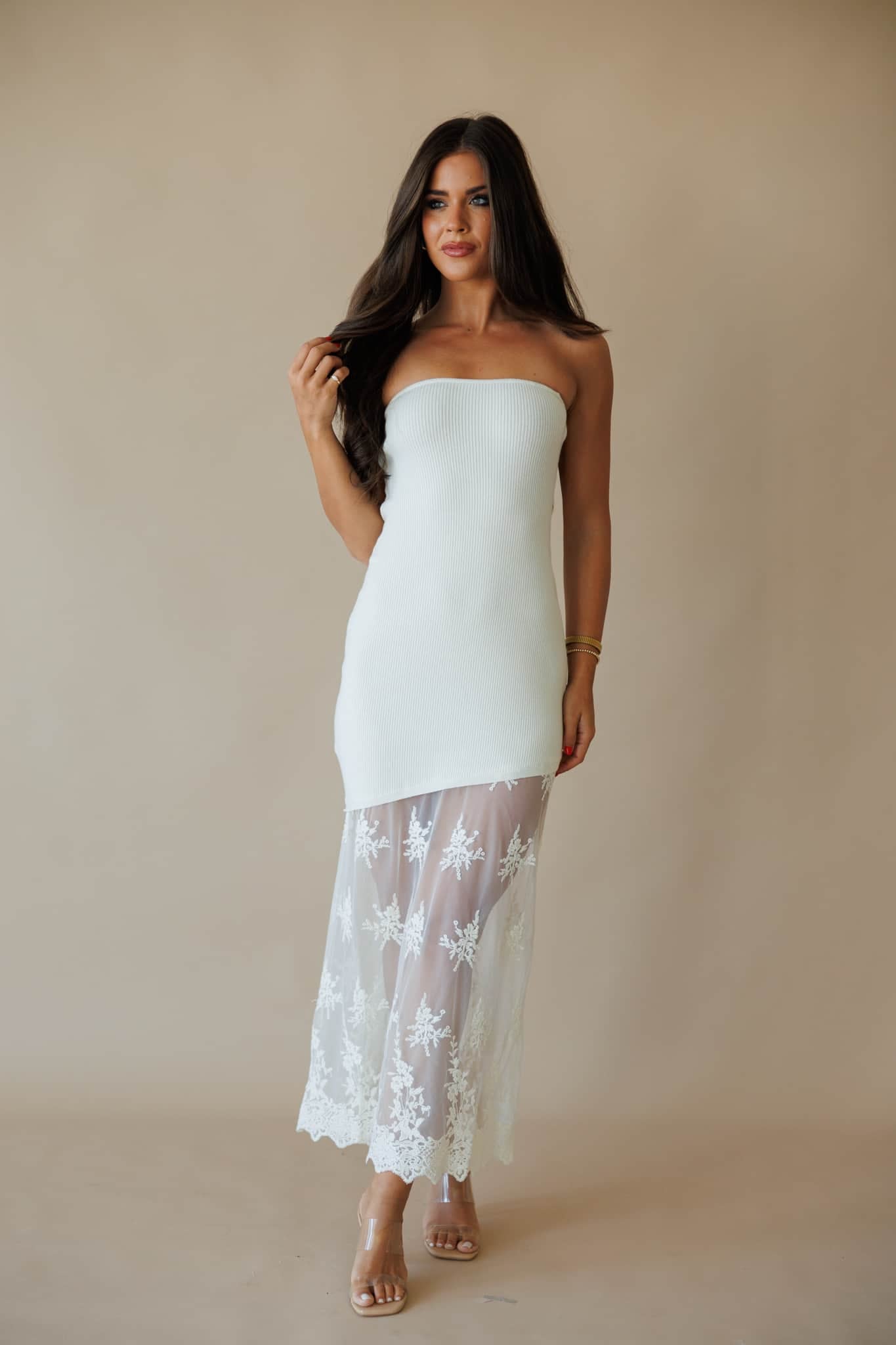 Take My Word Lace Dress
