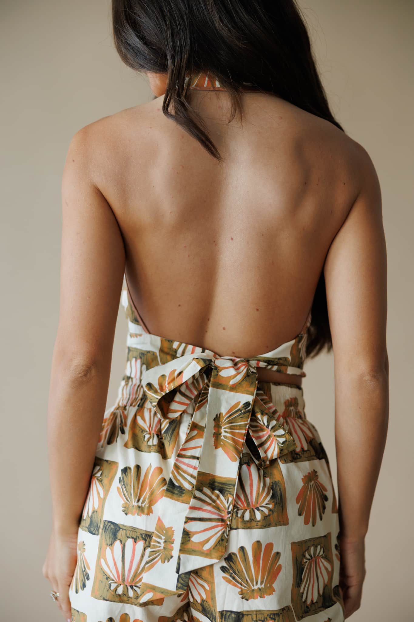 The Seashell Social Halter Top