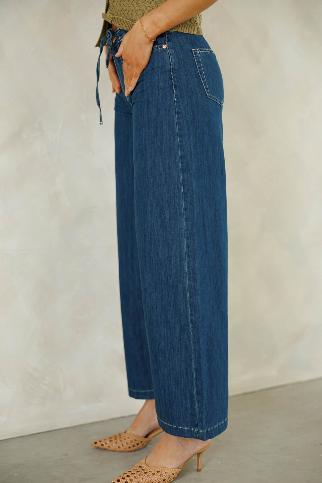 The Sofia Wide Leg Denim