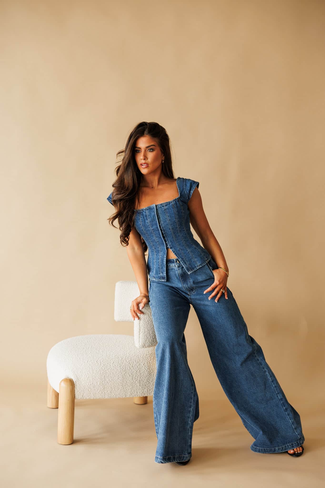 The Downtown Denim Top