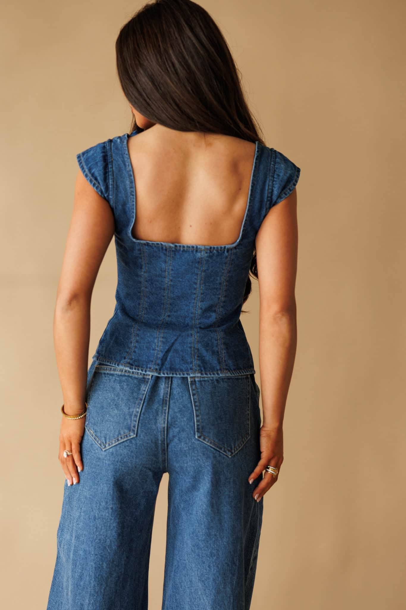 The Downtown Denim Top