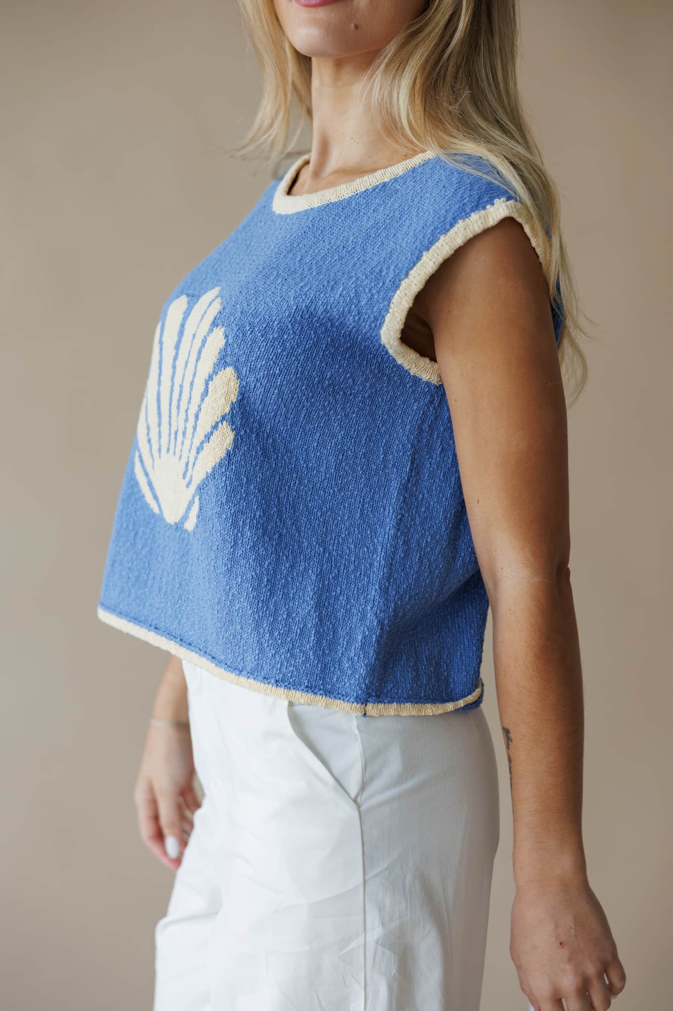 Palm Beach Shell Sweater