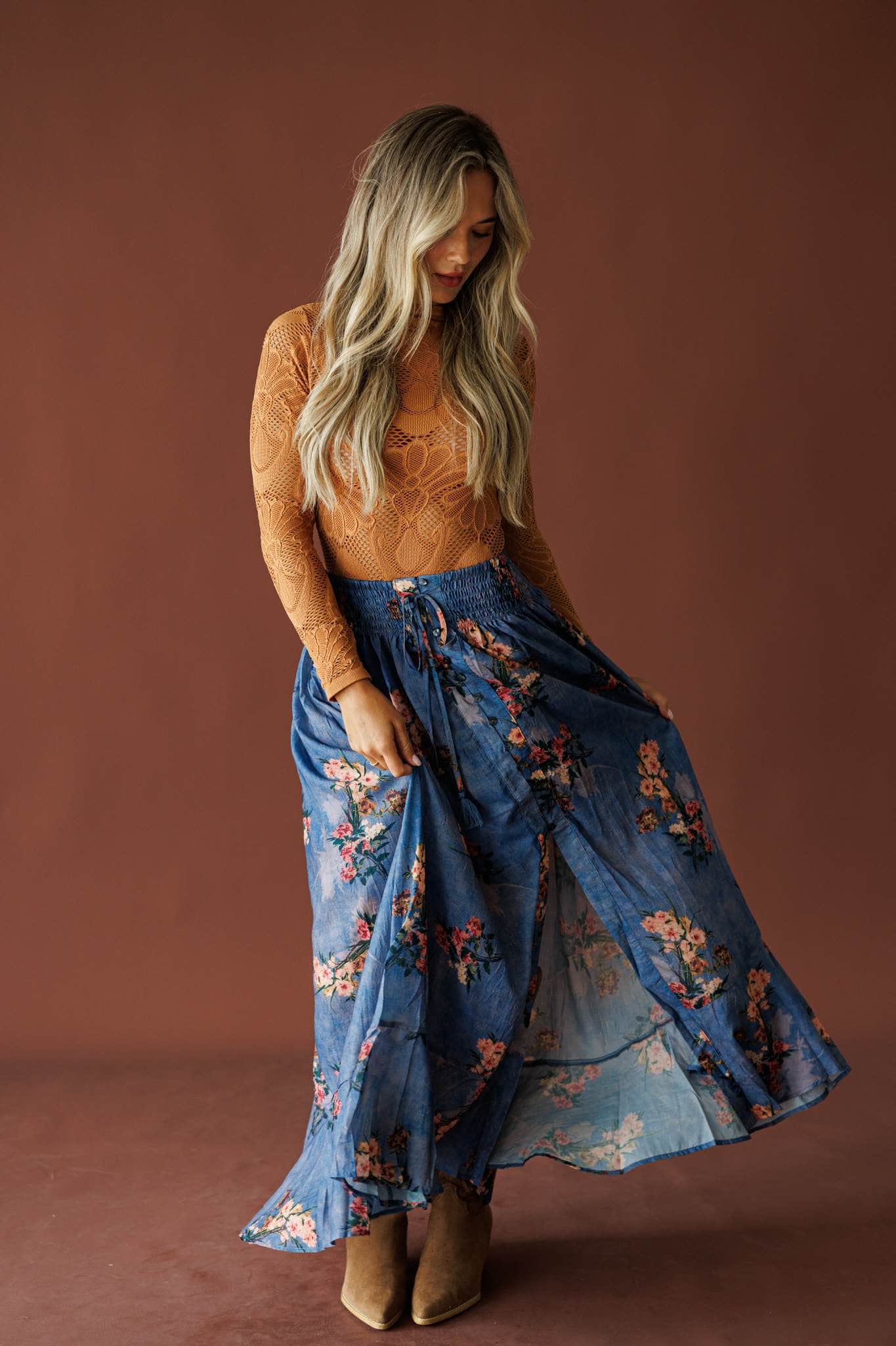 Wild Bouquet Maxi Skirt