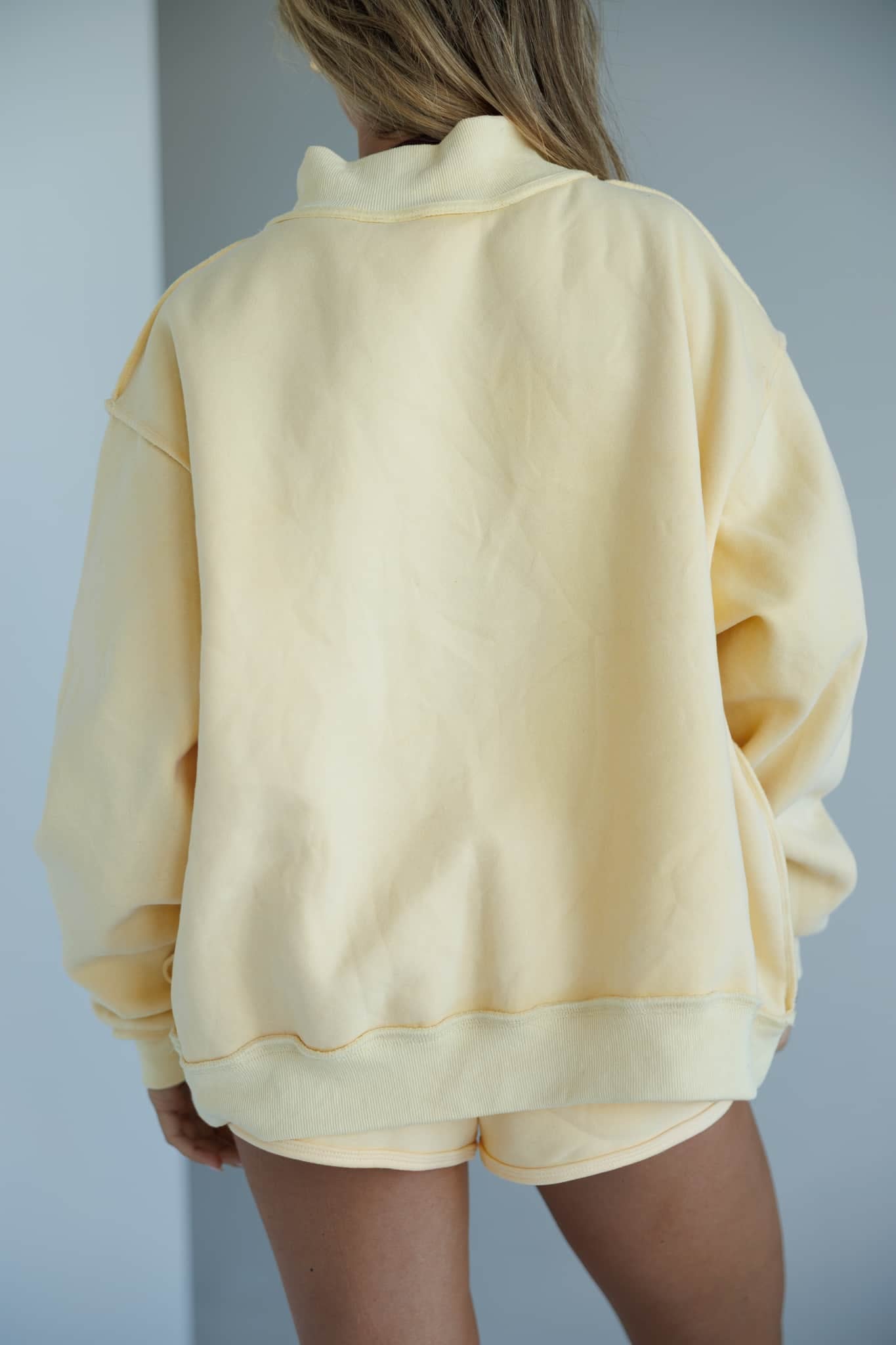 Yellow Lane 201 Mock Neck Sweatshirt