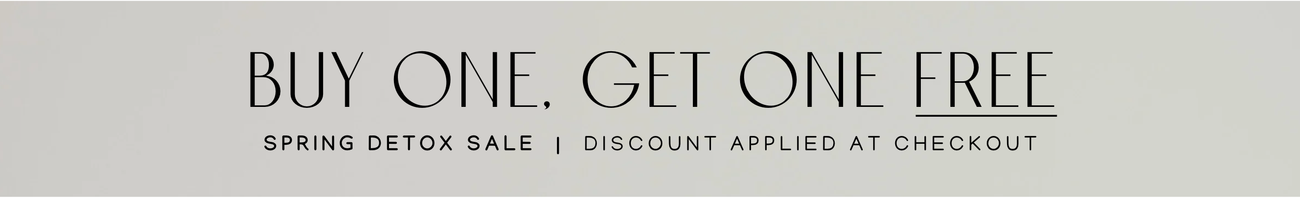 Spring Sale