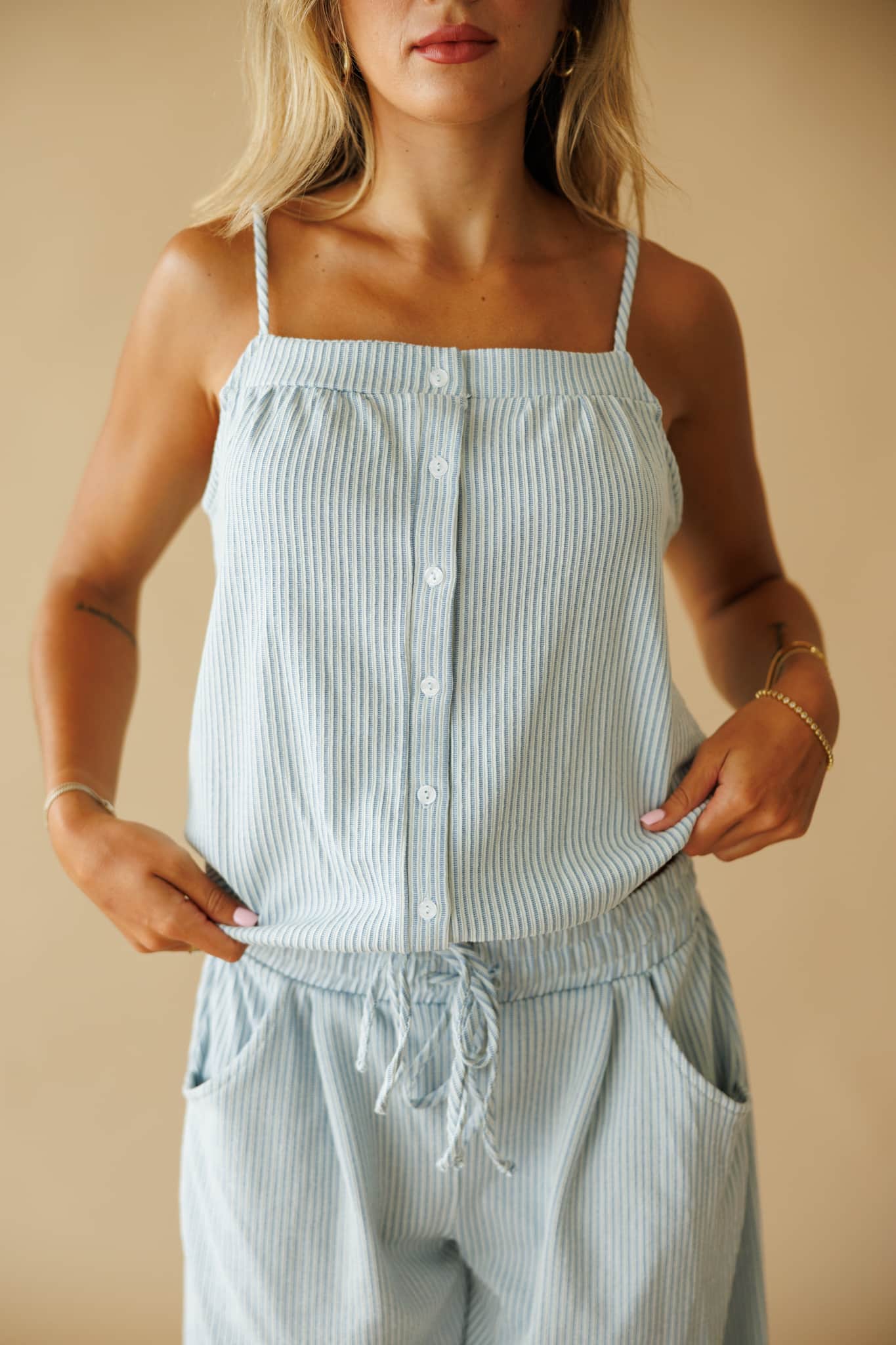 Blue Haven Striped Top