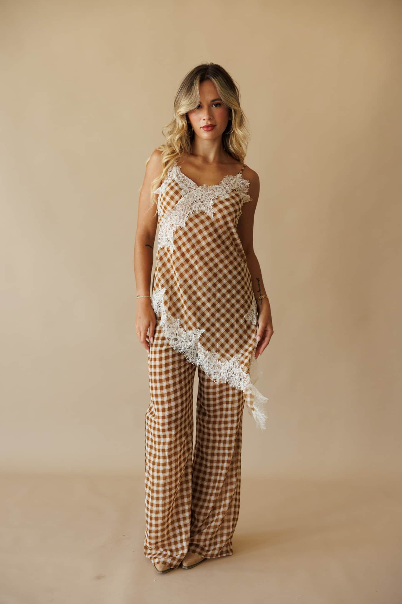 Gingham Poise Pants