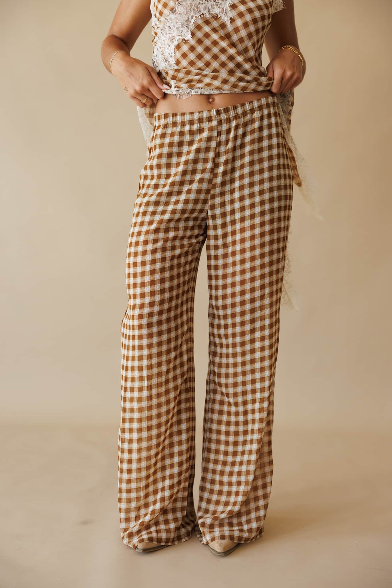 Gingham Poise Pants