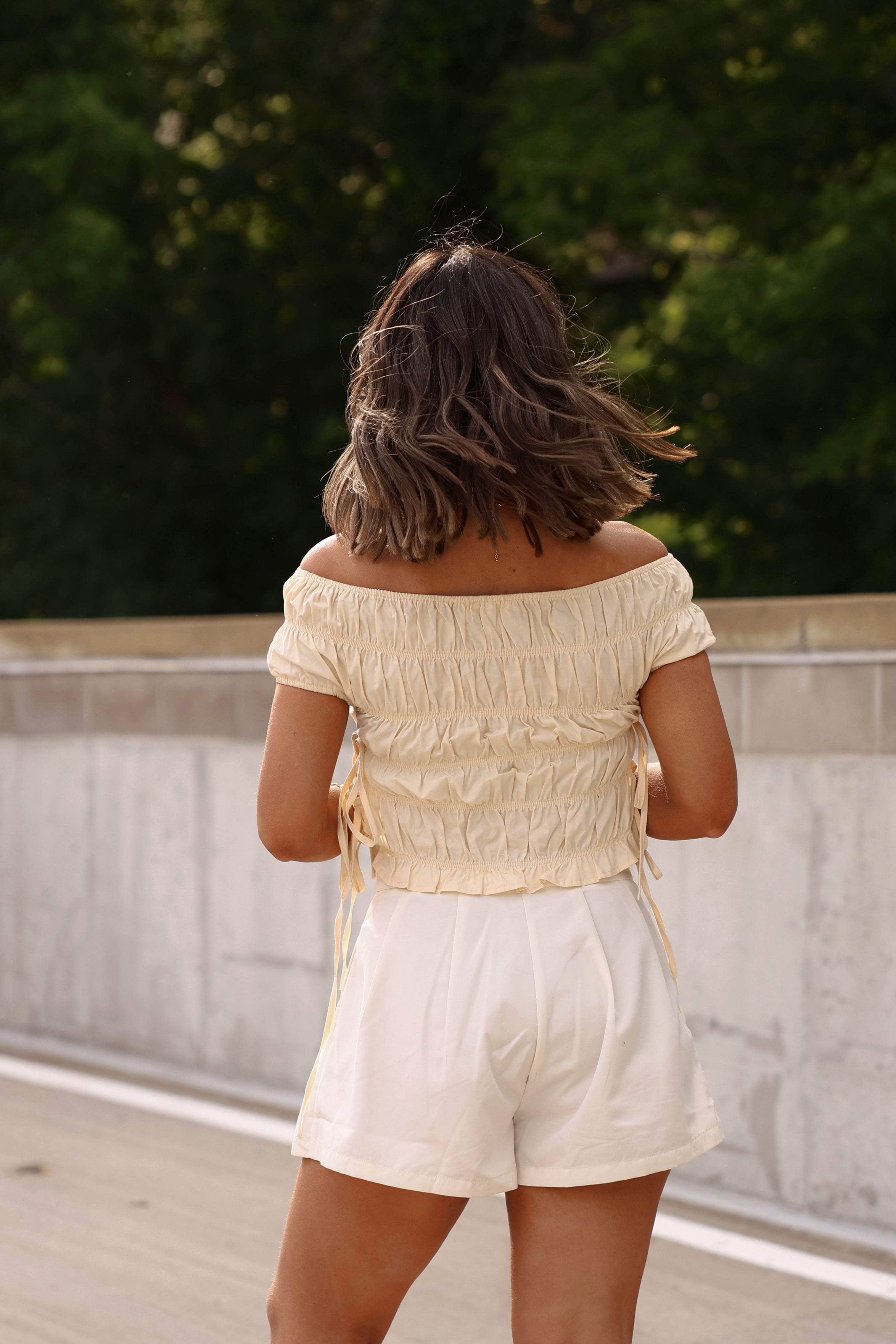 Alina Ruffle Top