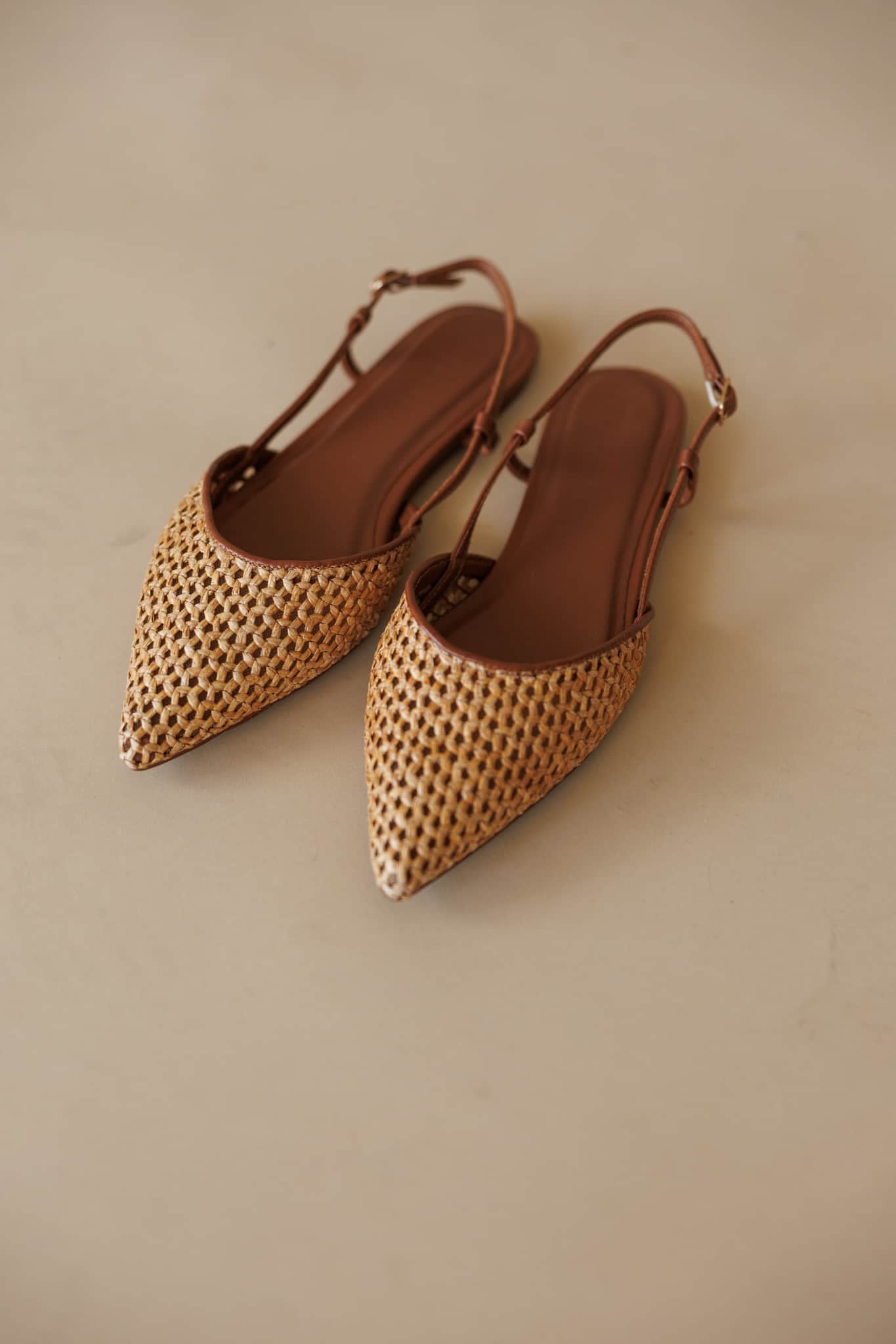 Allison Raffia Flat***