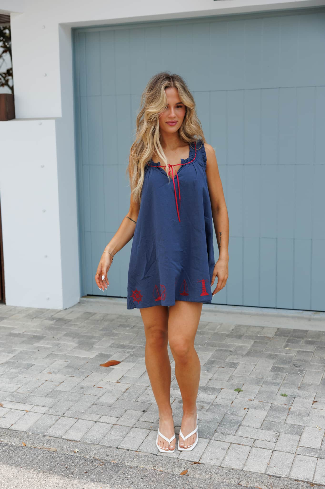 Anchors Away Mini Dress