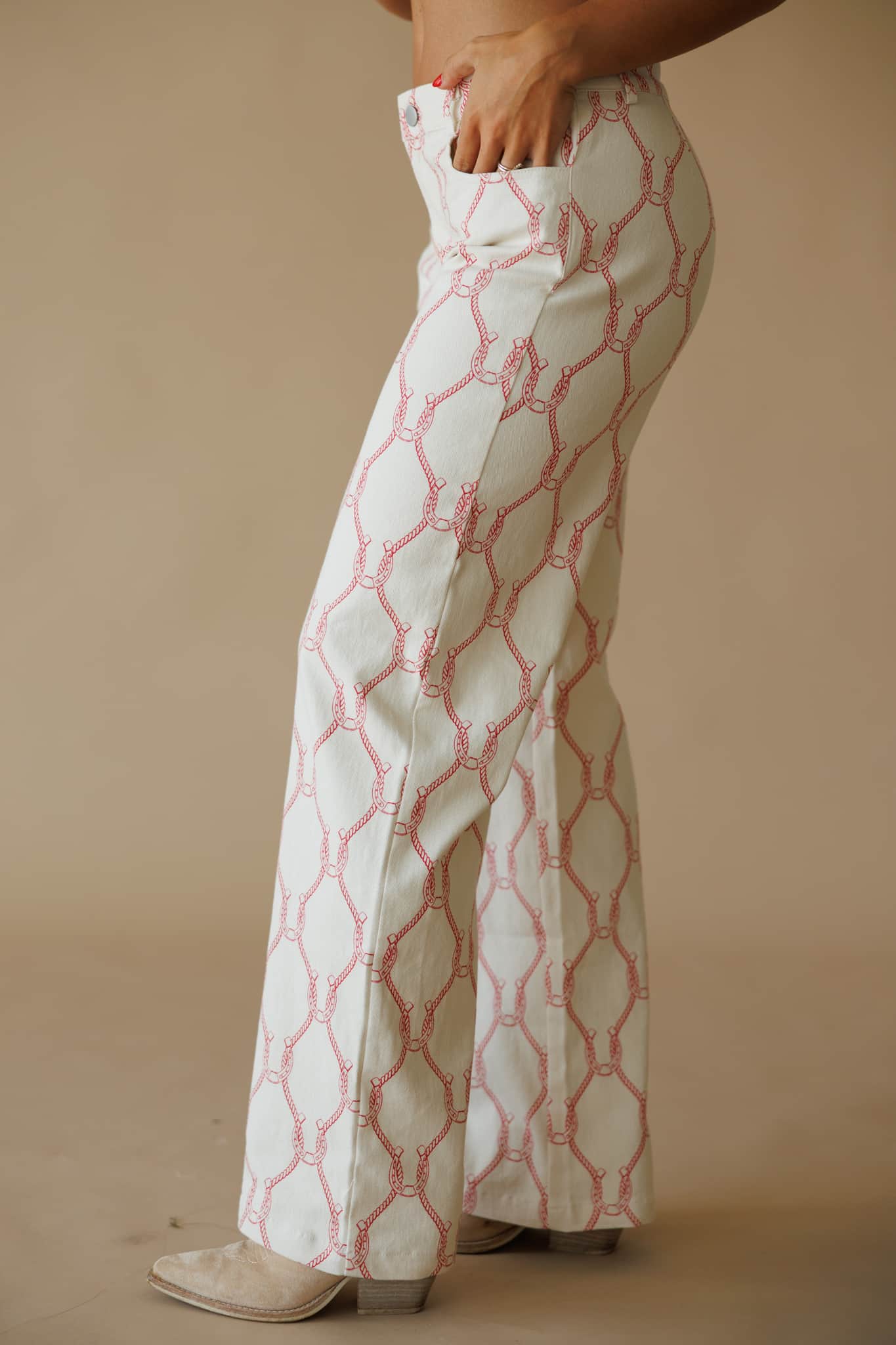 Horseshoe Printed Pants