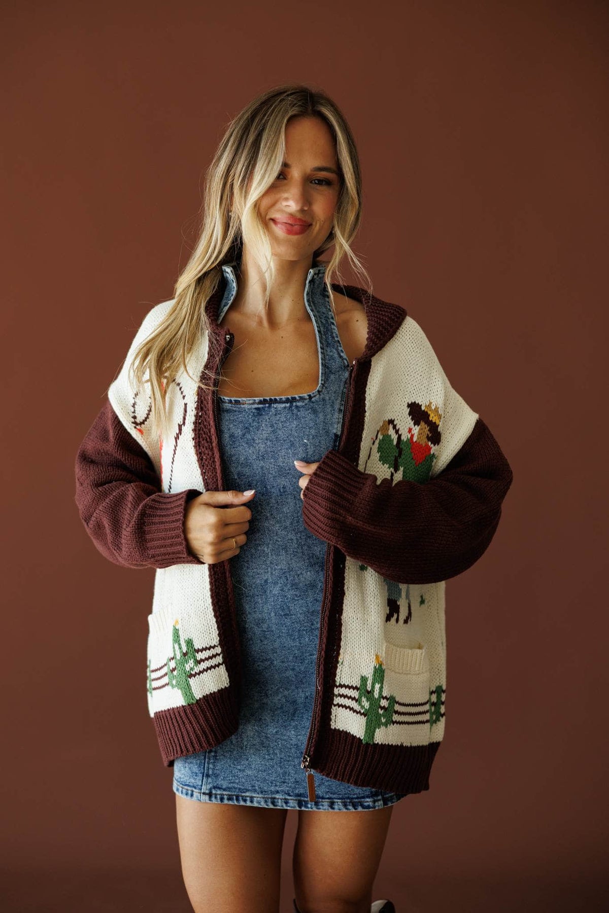 Cowboys Only Cardigan