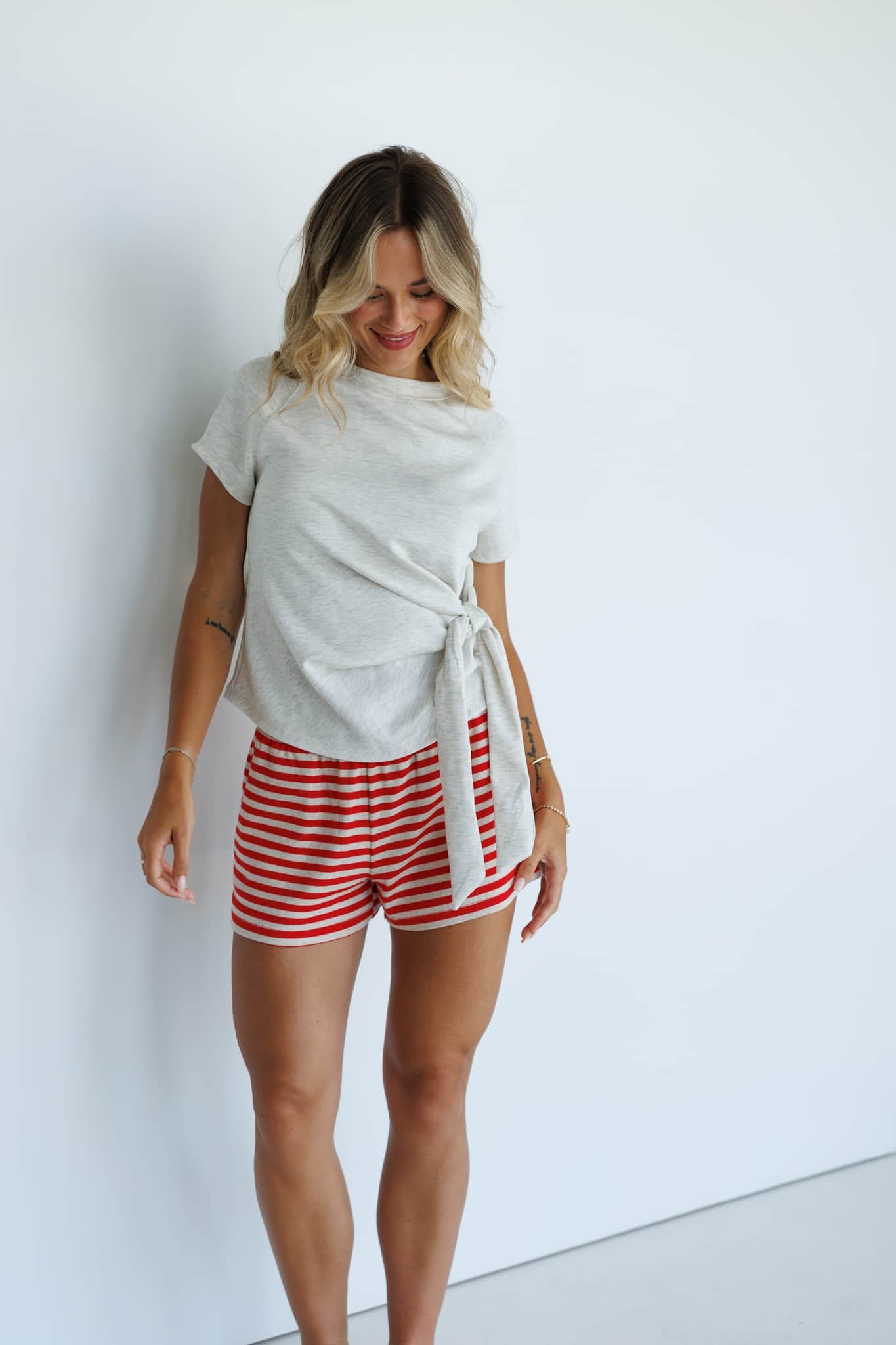 Side Note Wrap Top