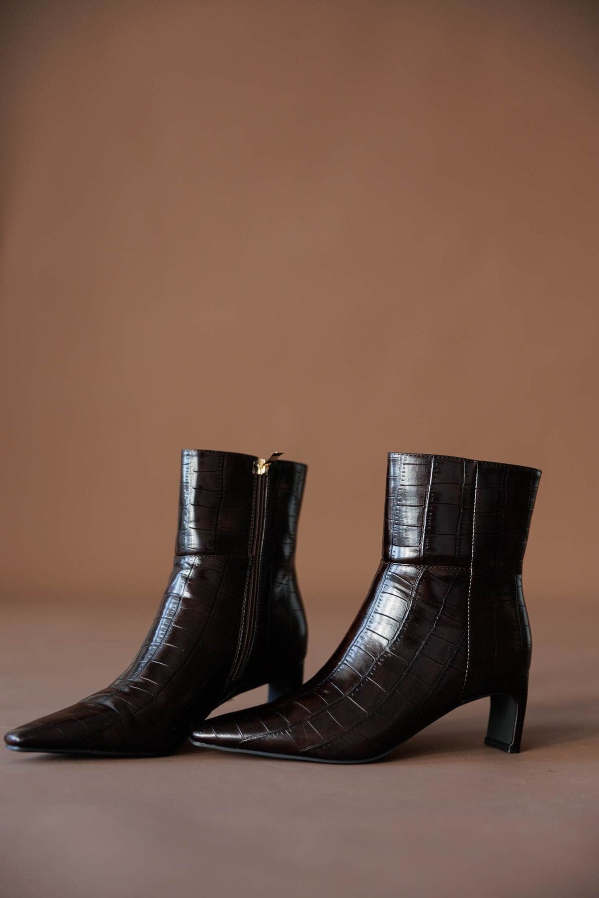 Tall leather boot