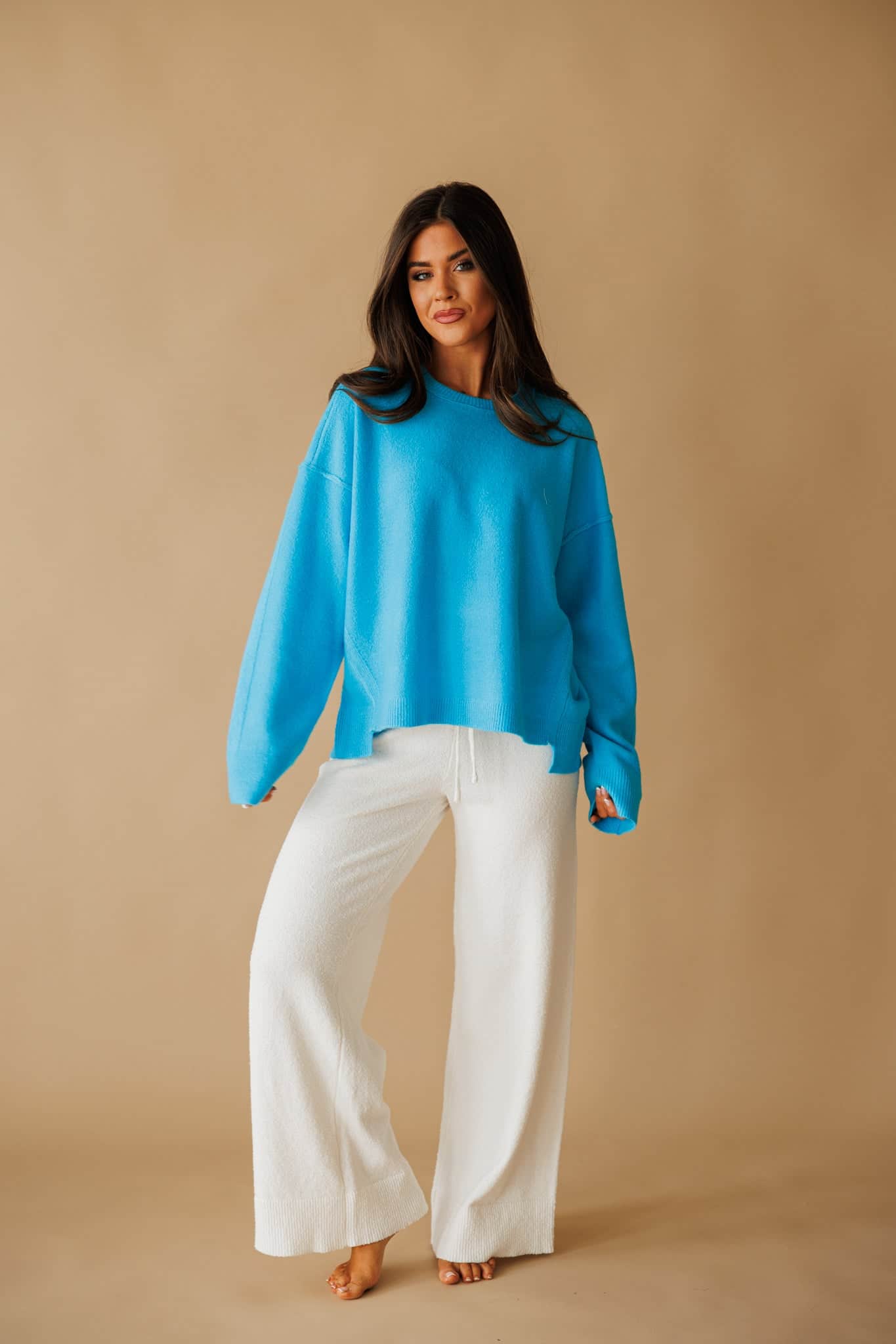 Blue Pullover Sweater