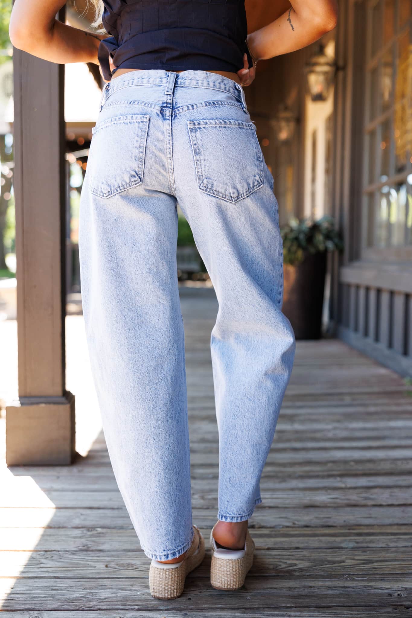 Just Black Laidback Barrel Jean