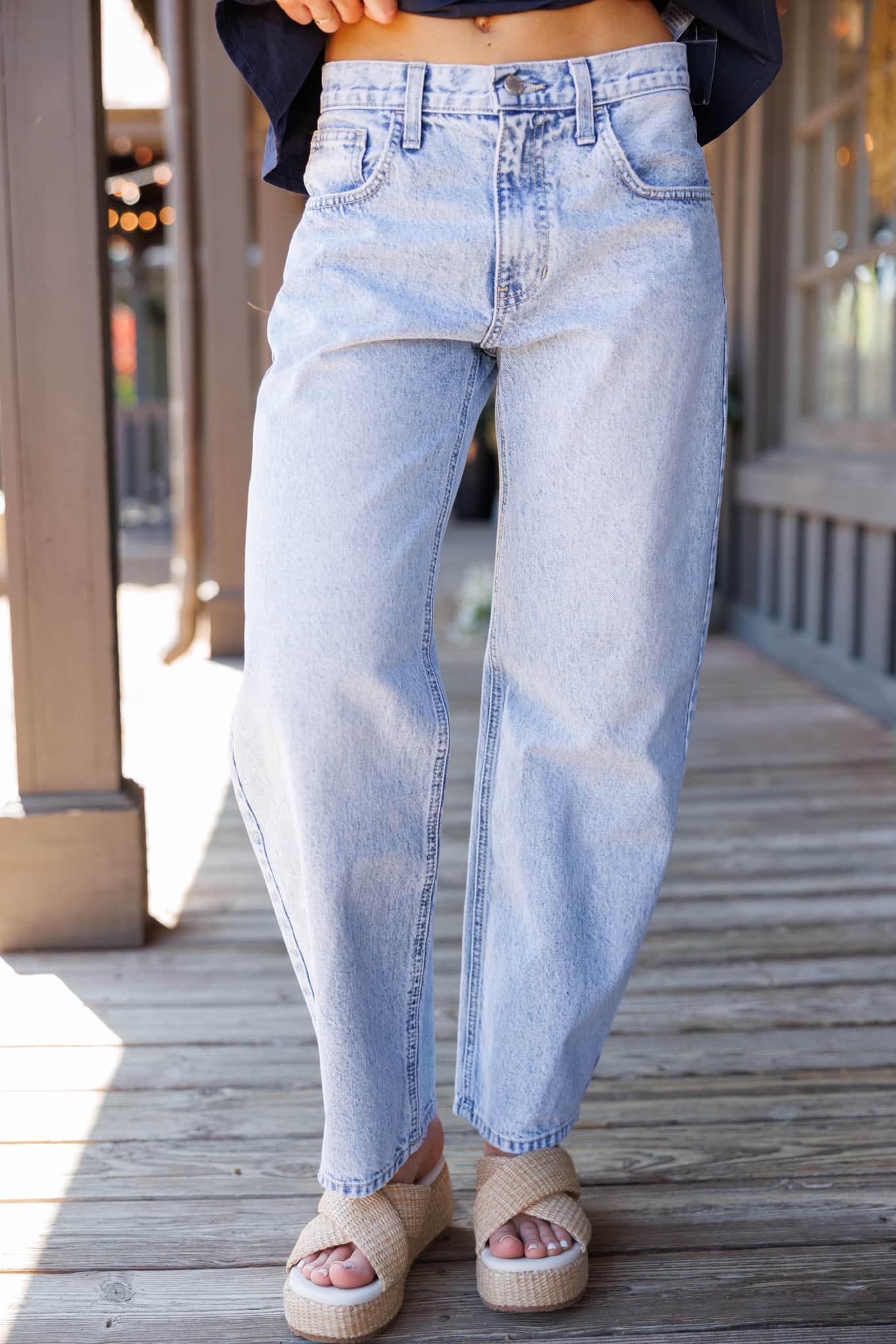 Just Black Laidback Barrel Jean