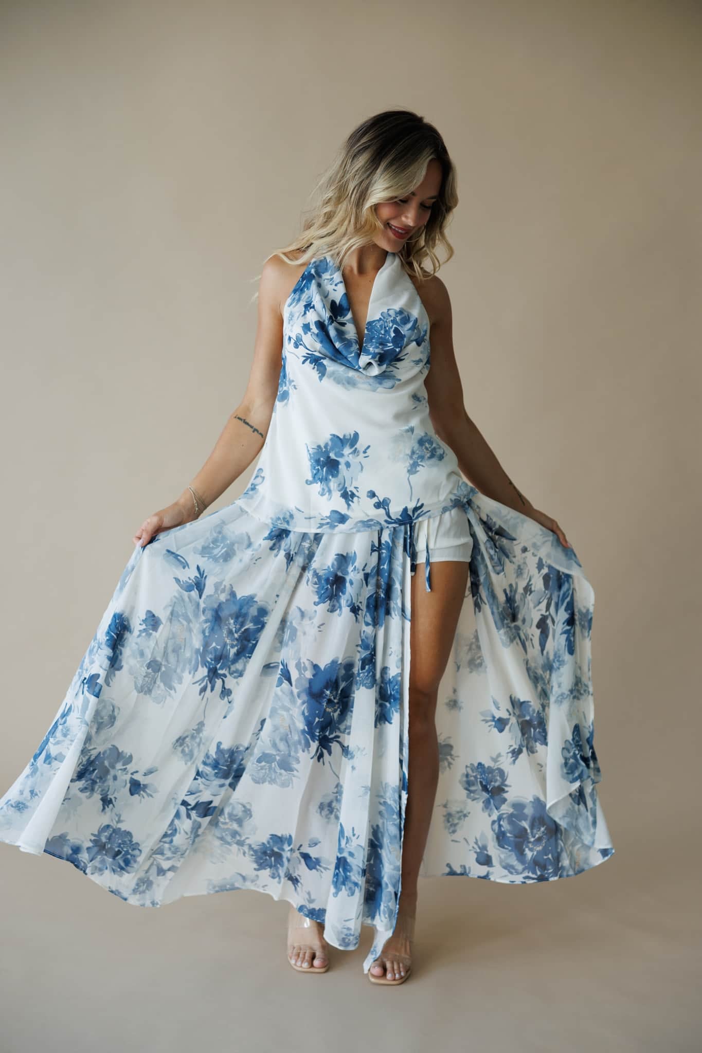 Brushstroke Blooms Skirt