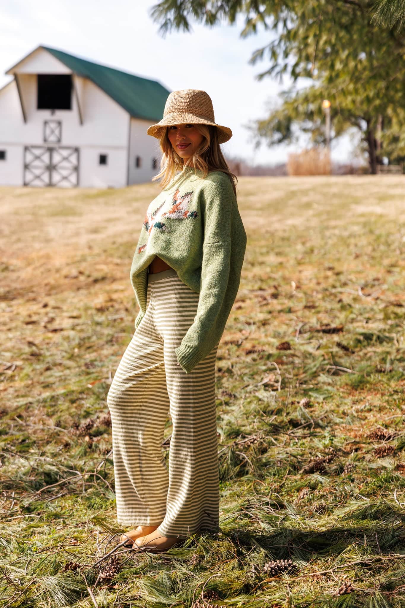 Greenhouse Striped Pants