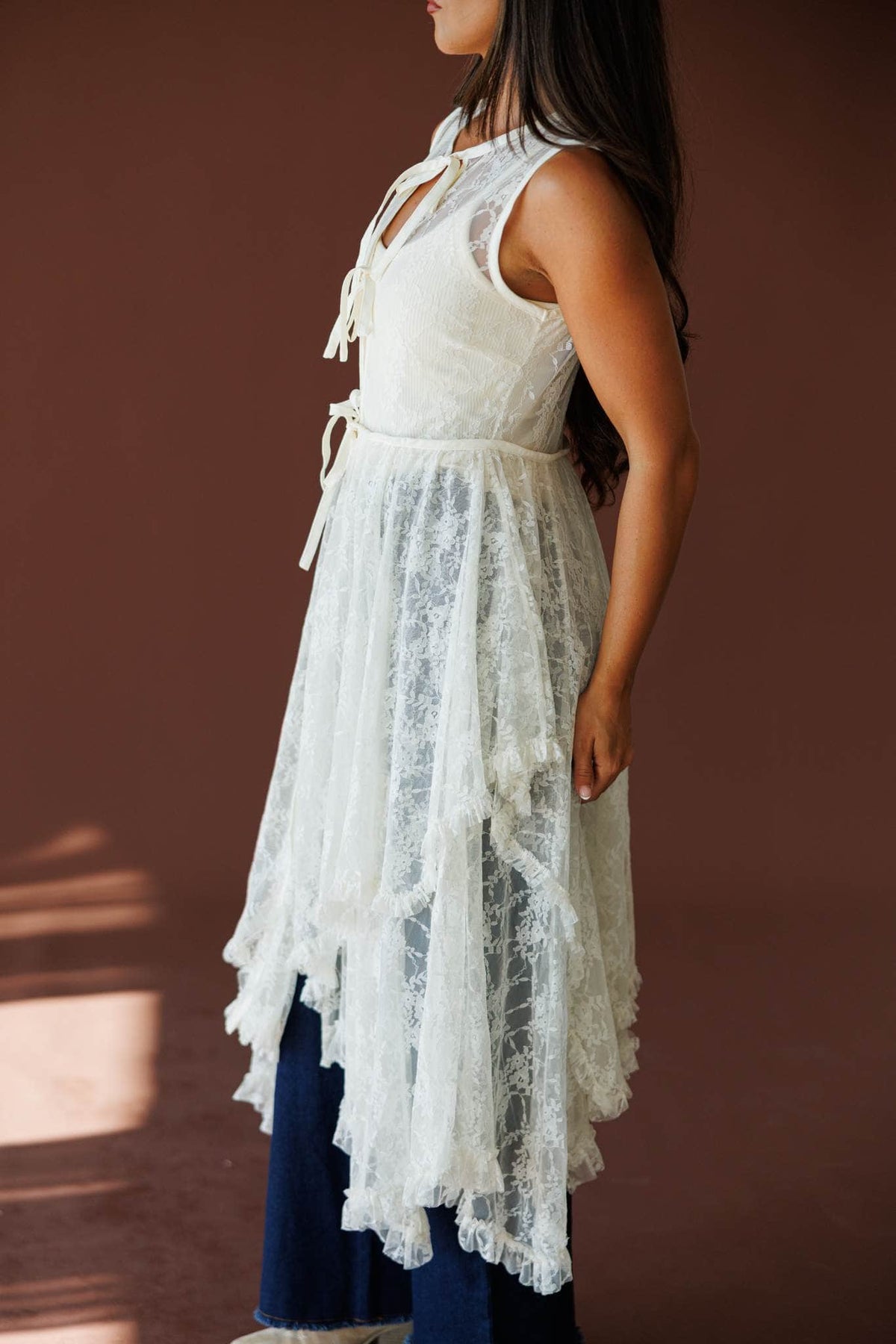 Handwritten Lace Top