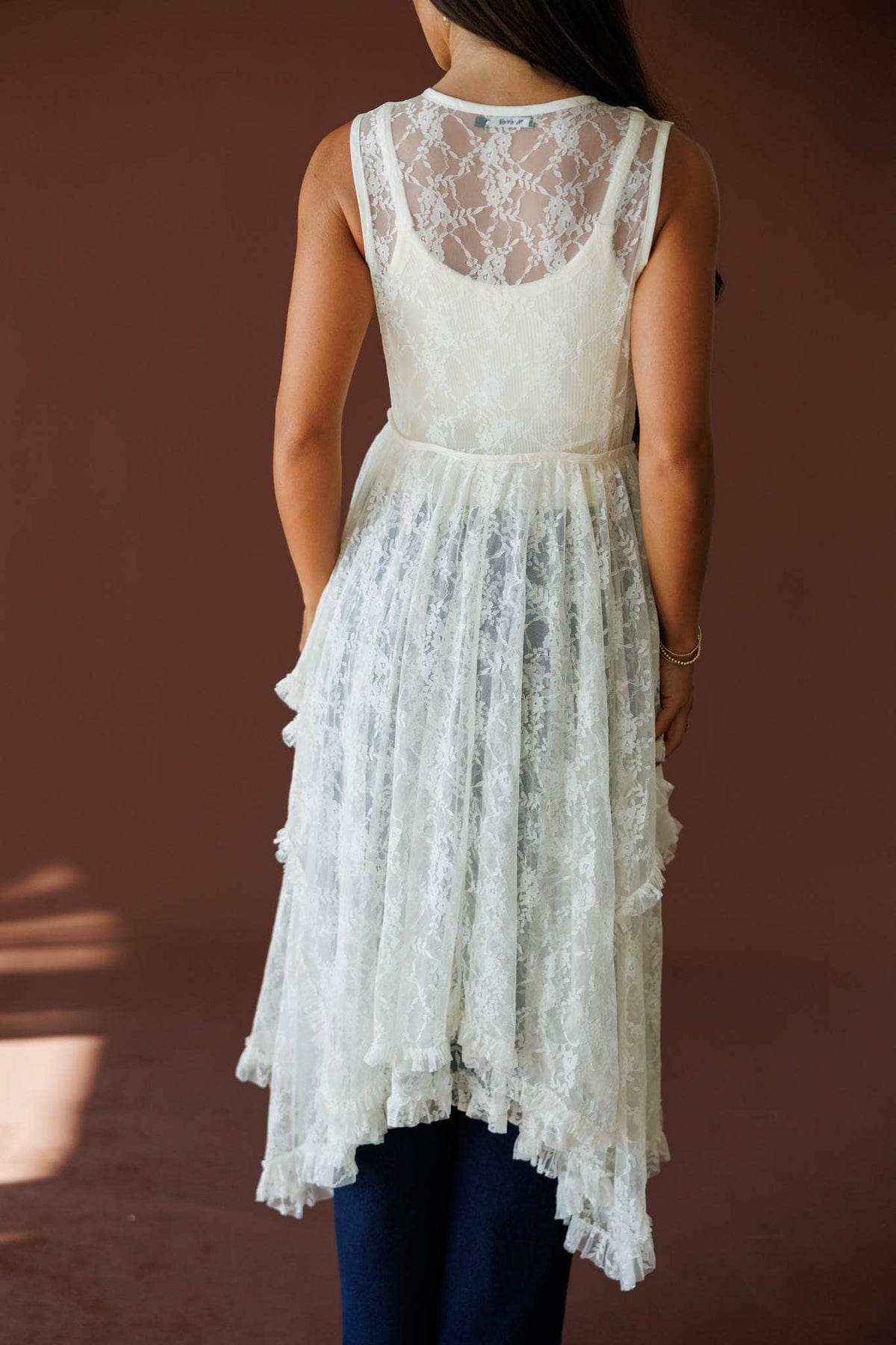 Handwritten Lace Top