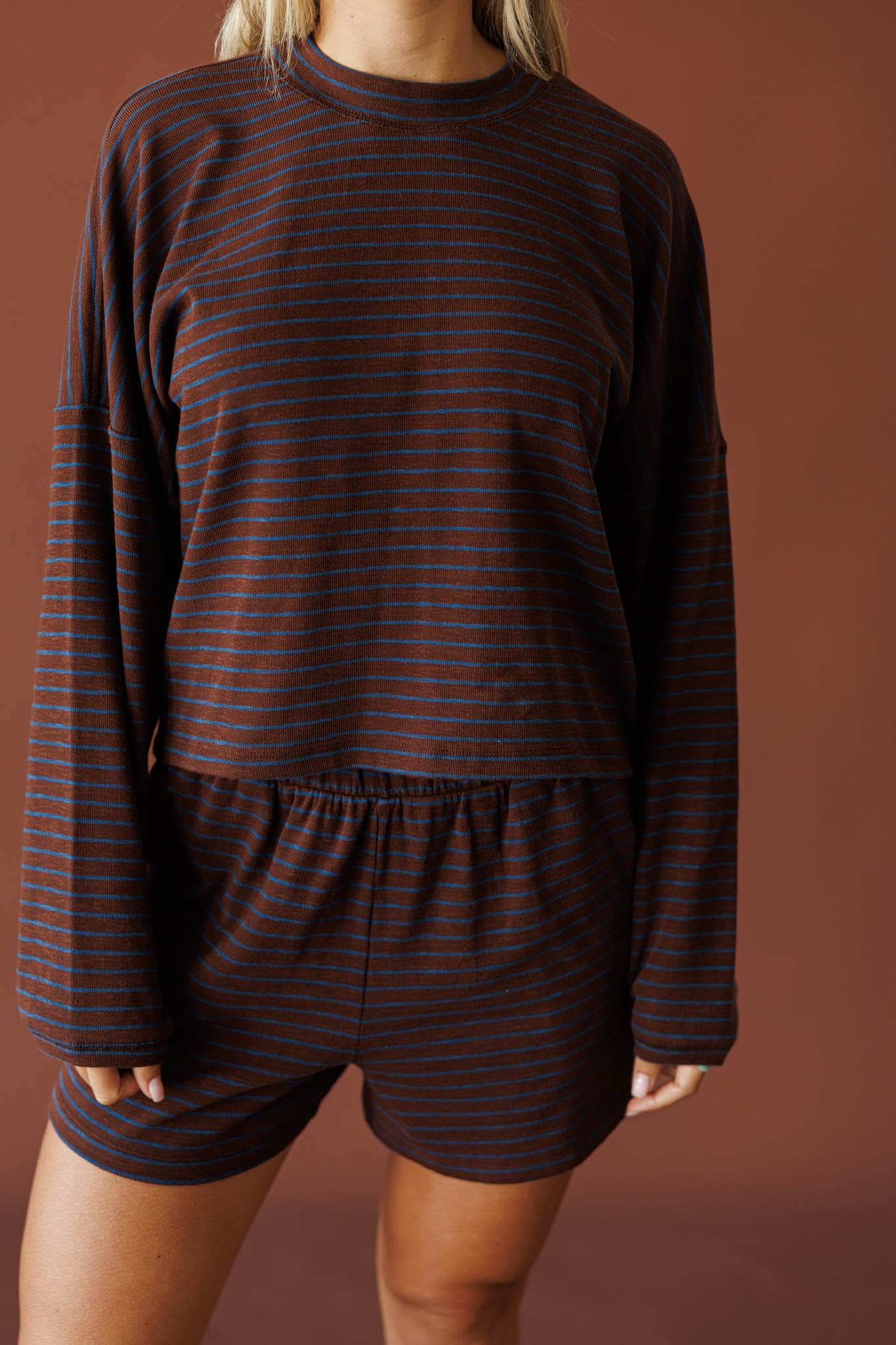 Cocoa Club Striped Top