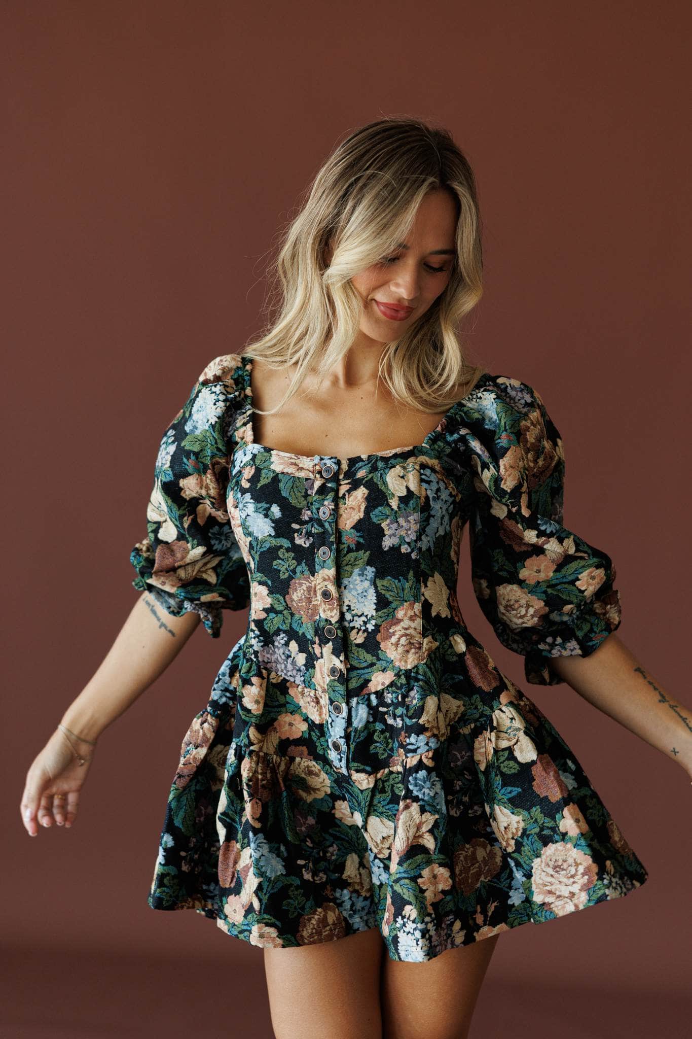 Fallen Petals Romper