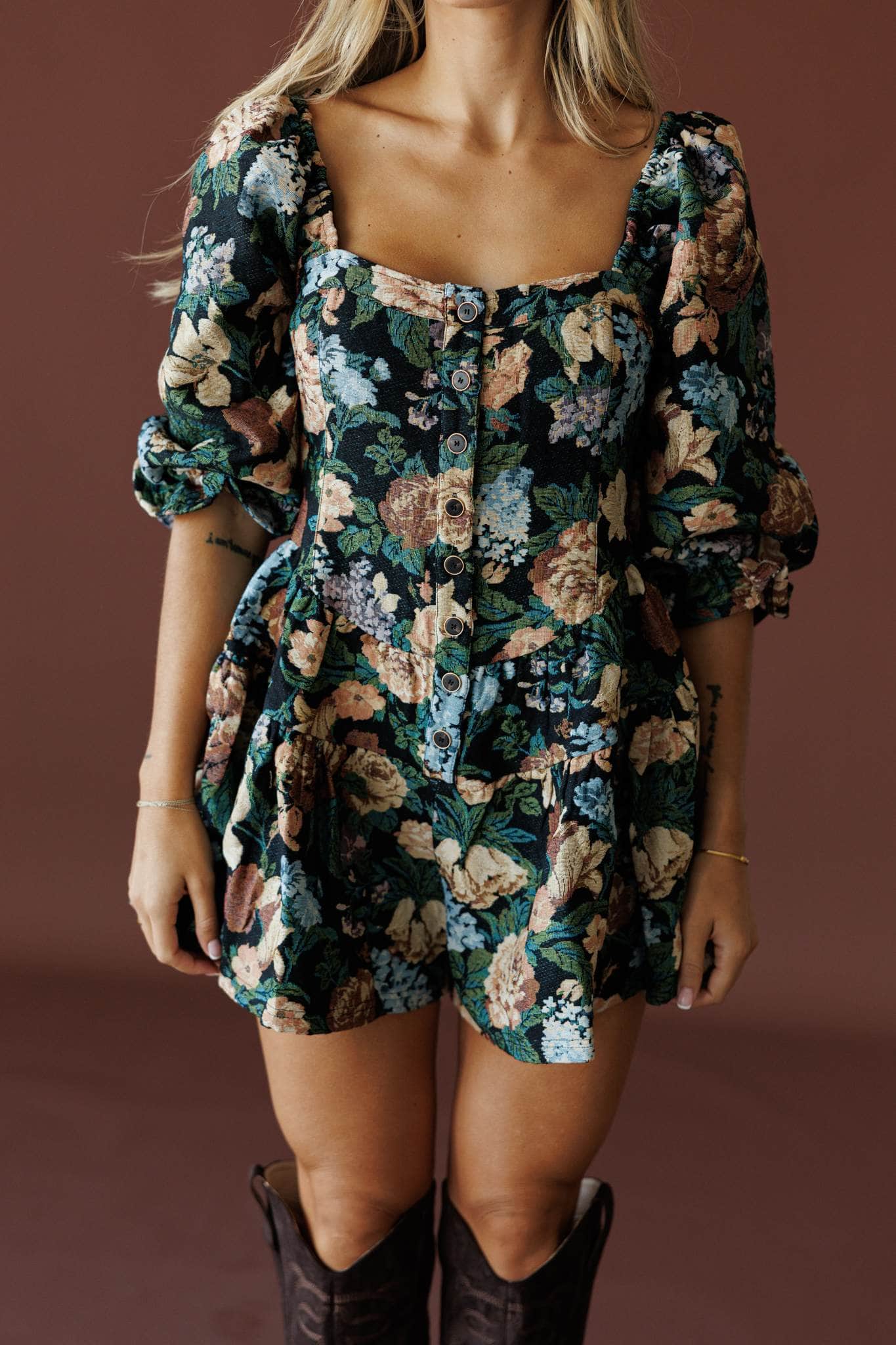 Fallen Petals Romper