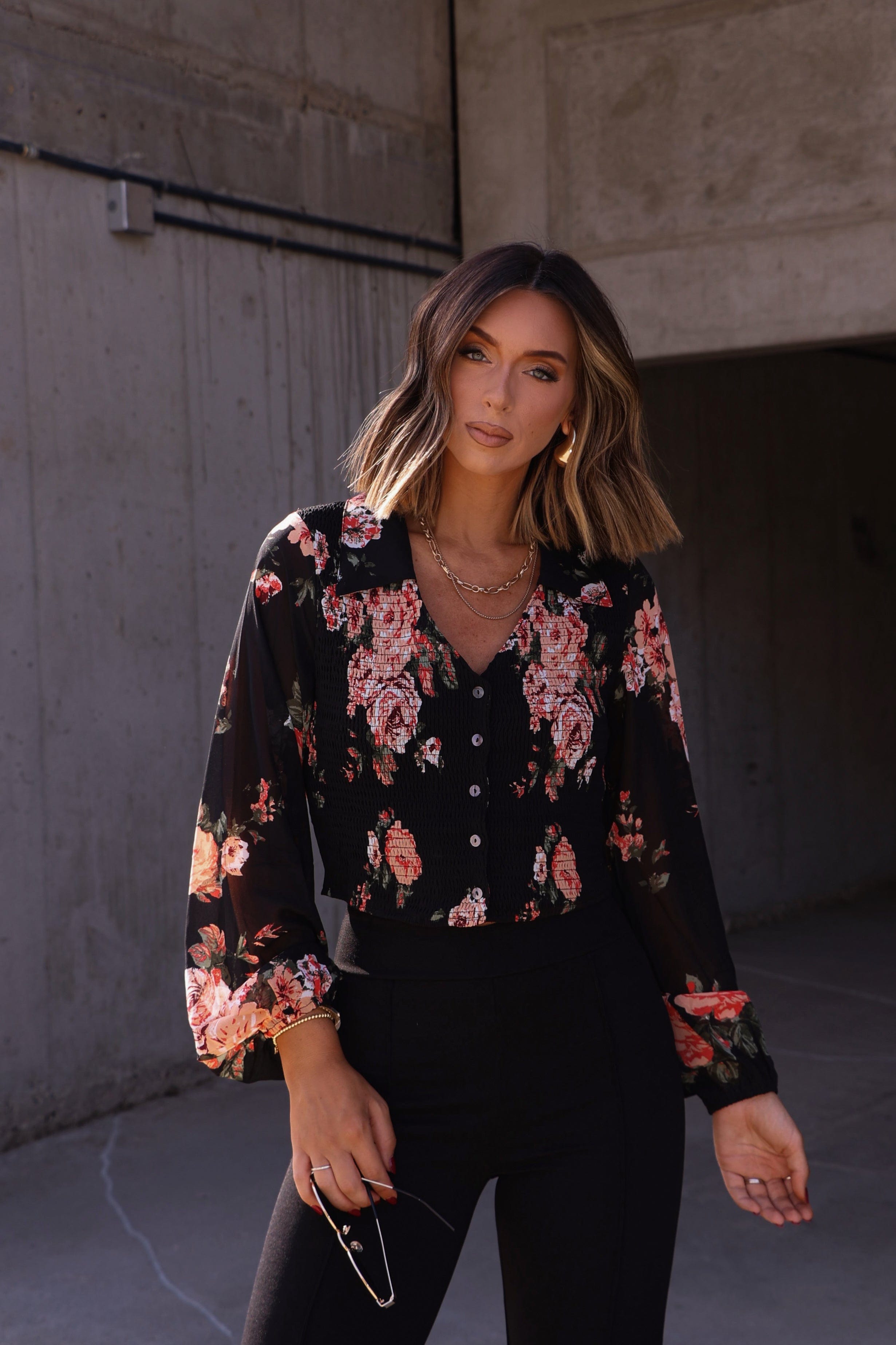 Flawless Florals Top Promesa