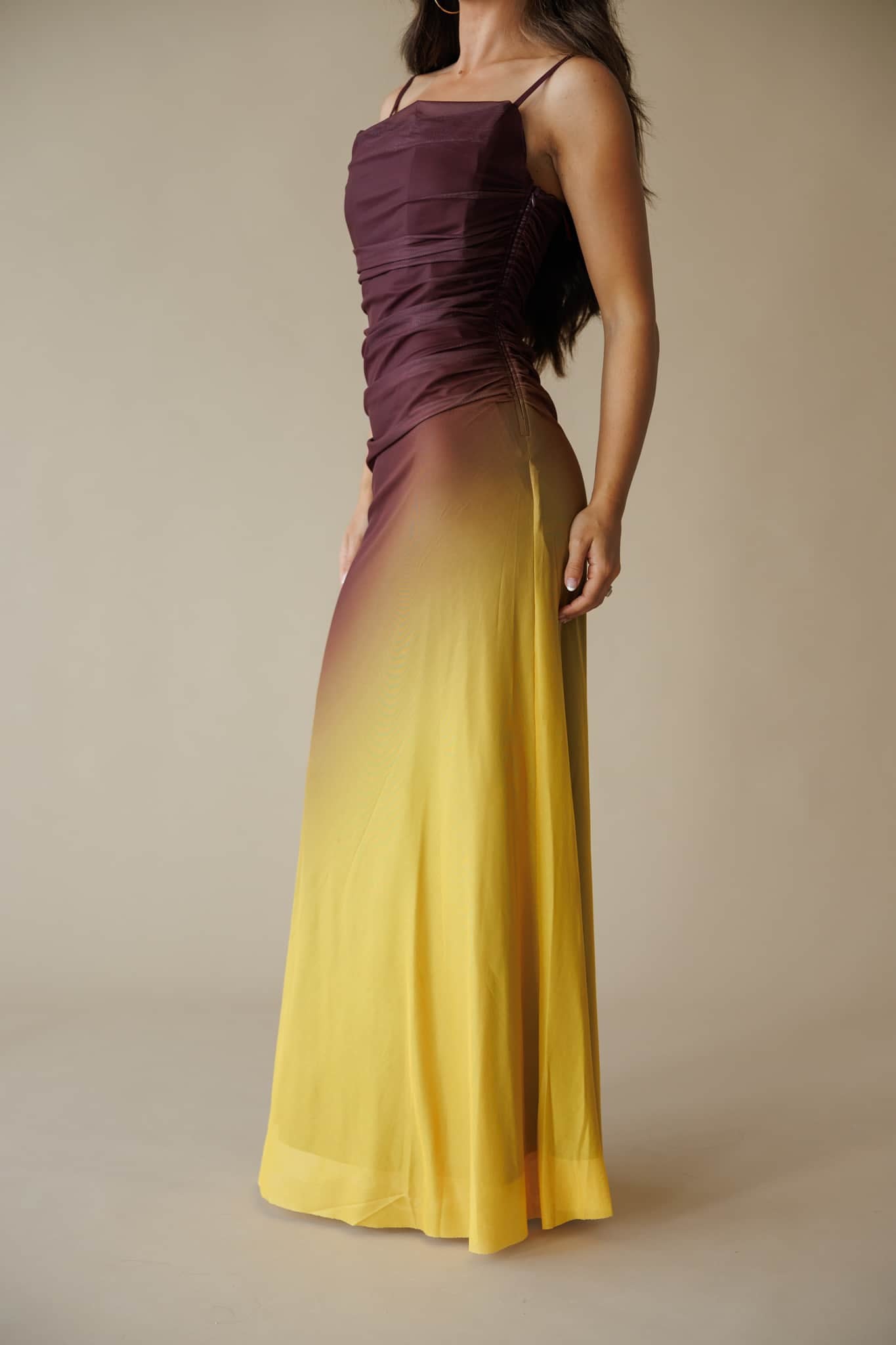 Golden Pour Maxi Dress