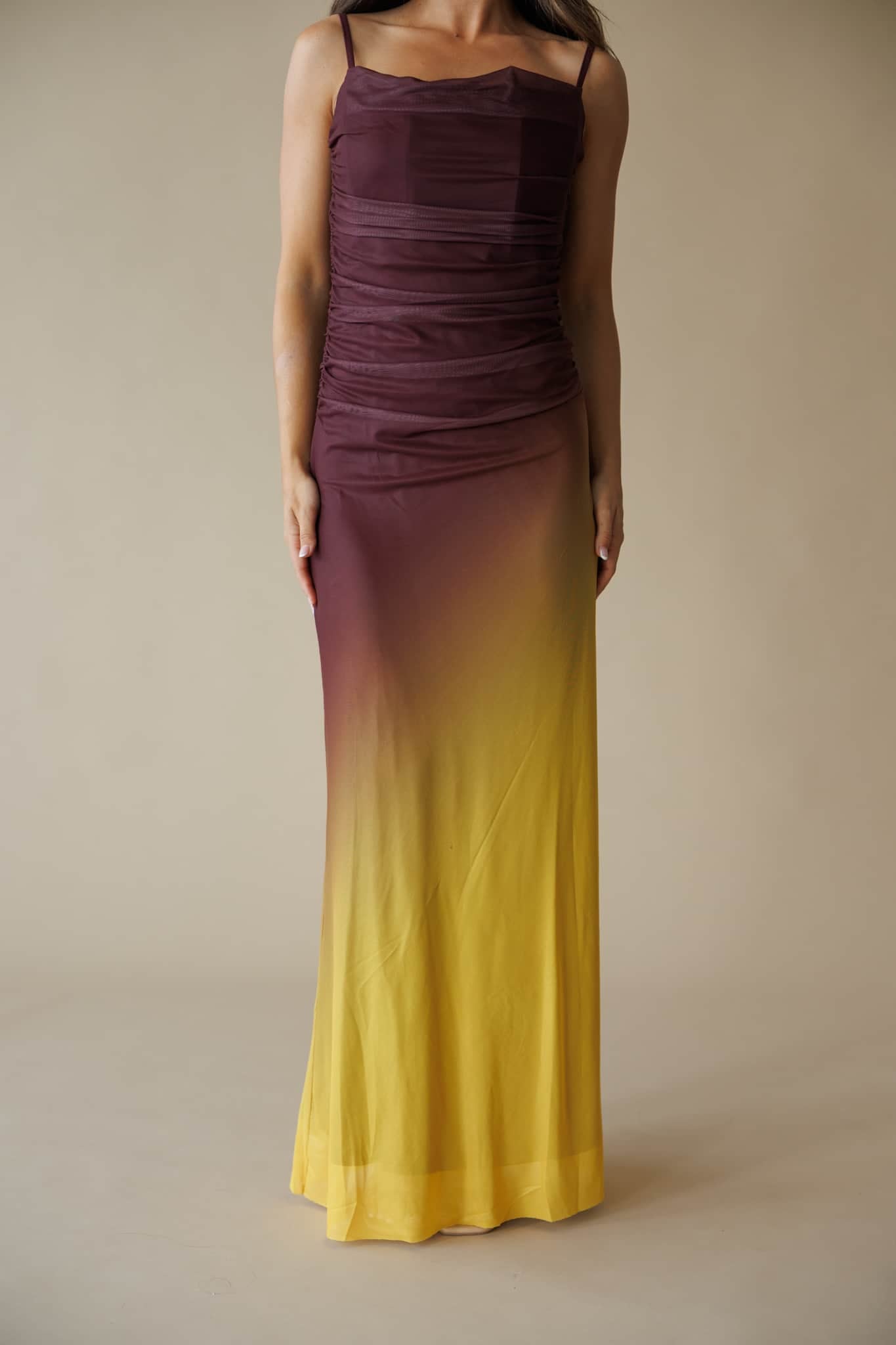 Golden Pour Maxi Dress