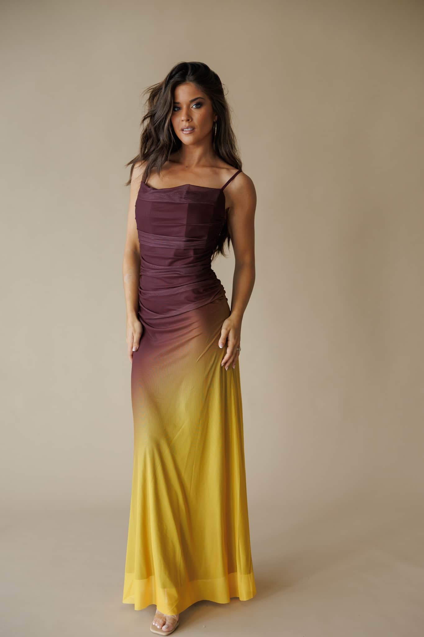 Golden Pour Maxi Dress