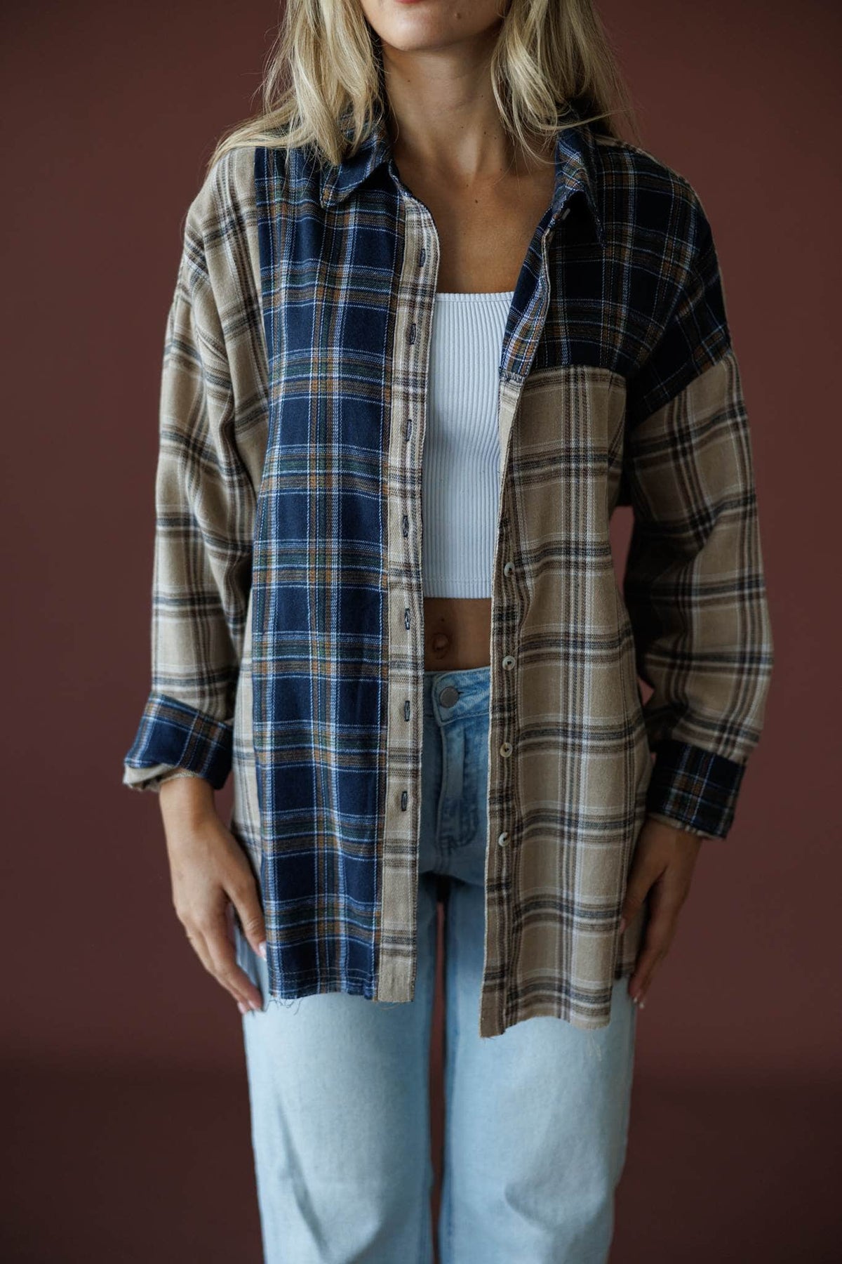 Harvest Club Plaid Top