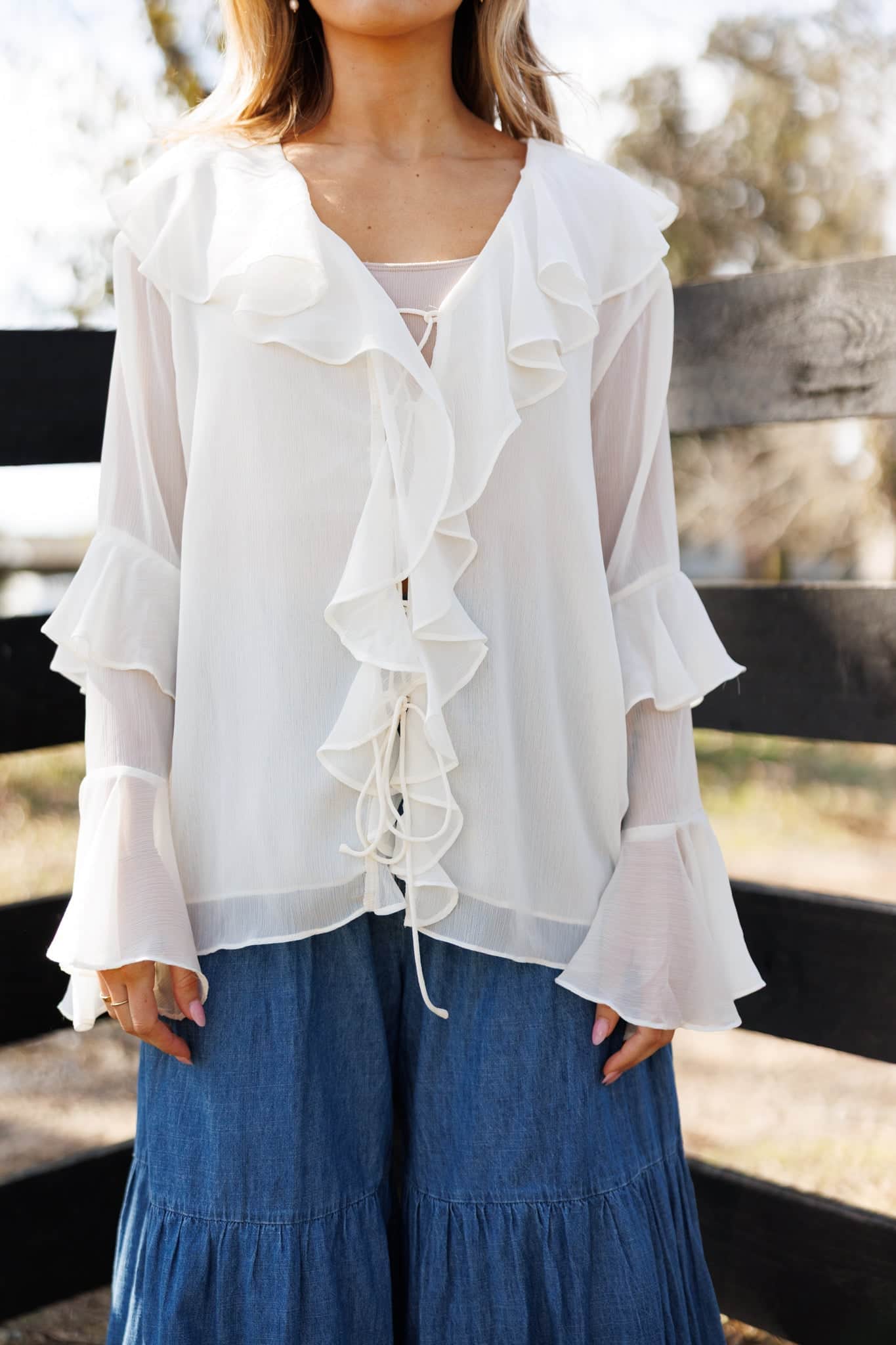 Heirloom Ruffle Blouse