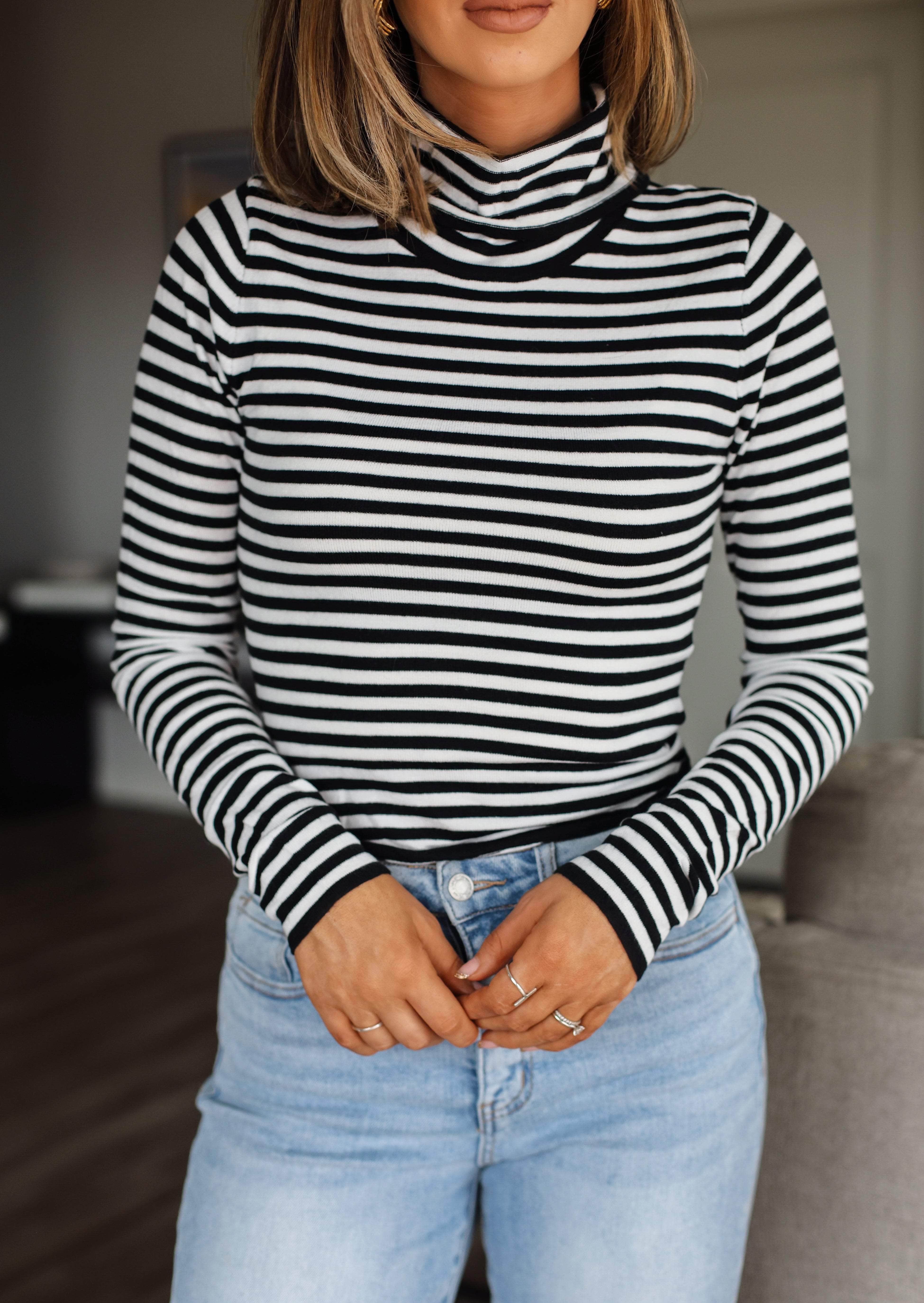High Contrast Top
