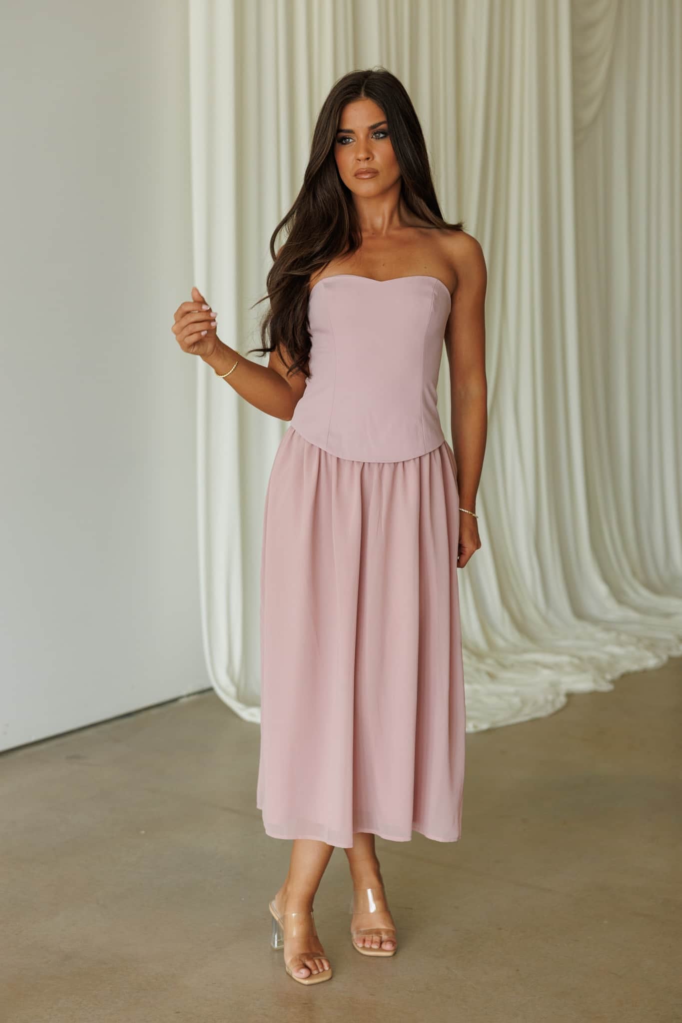 Everblush Midi Dress