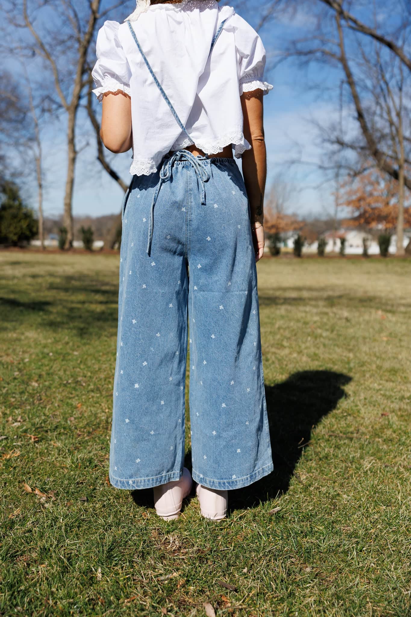The Wildflower Denim Jumpsuit