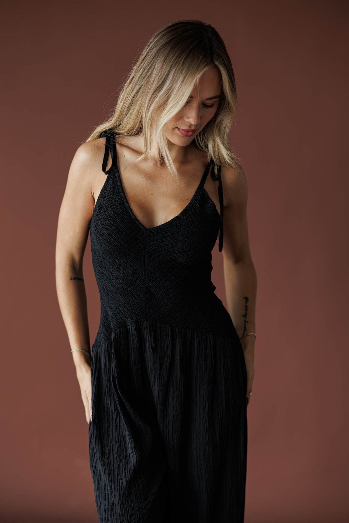 Black jumpsuit