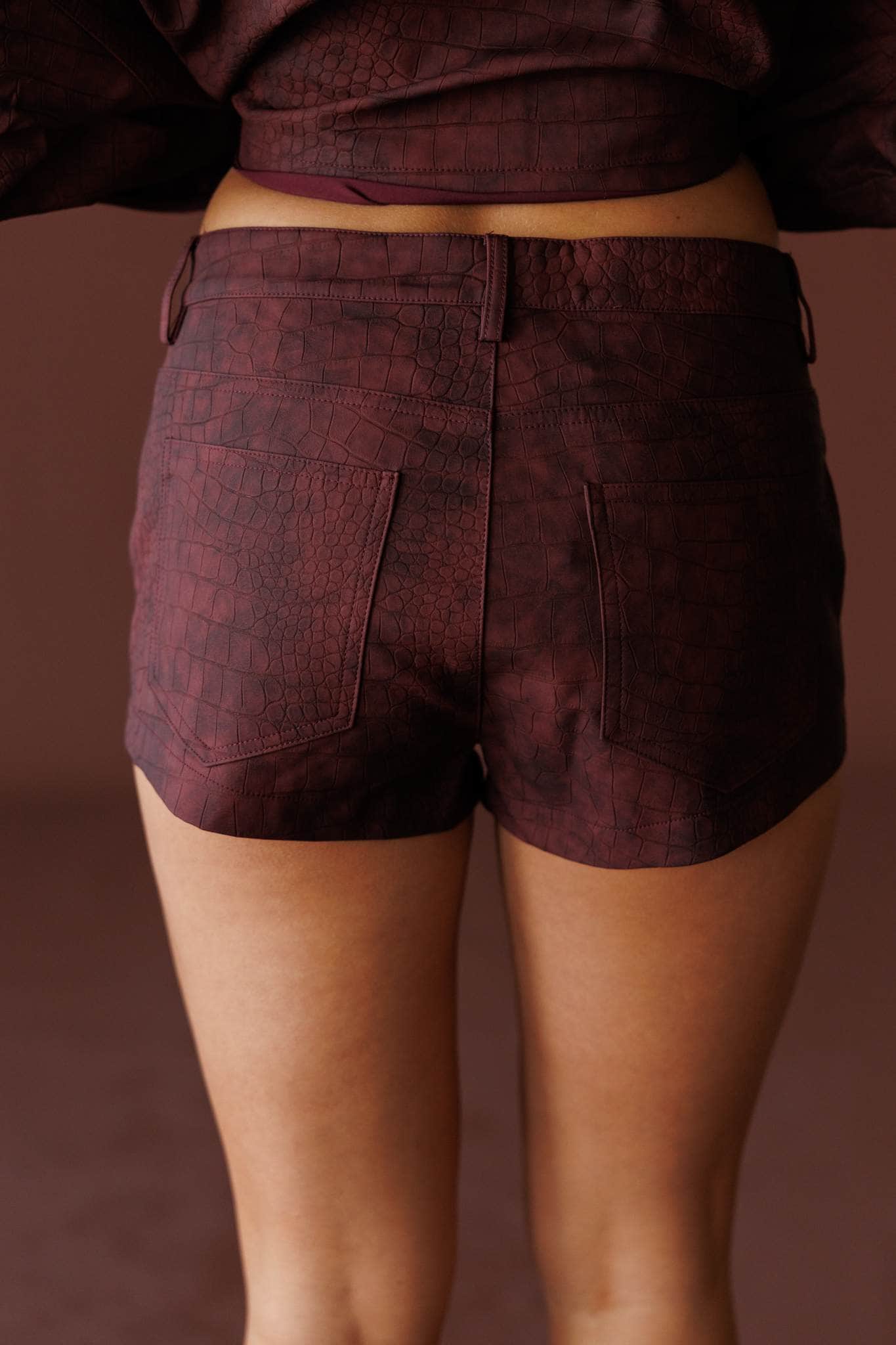 Pretty Reckless Suede Shorts