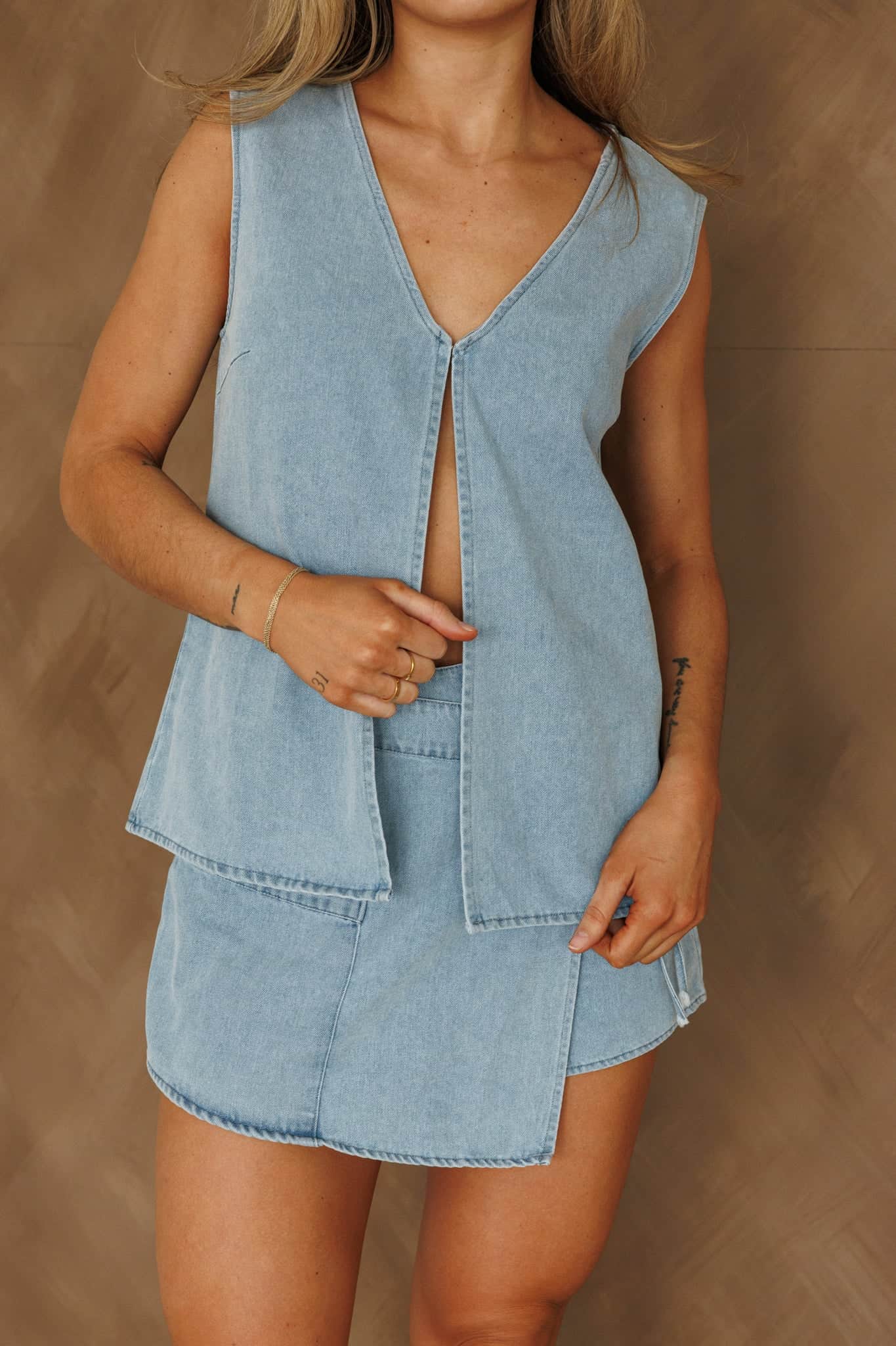 Sun Valley Denim Top