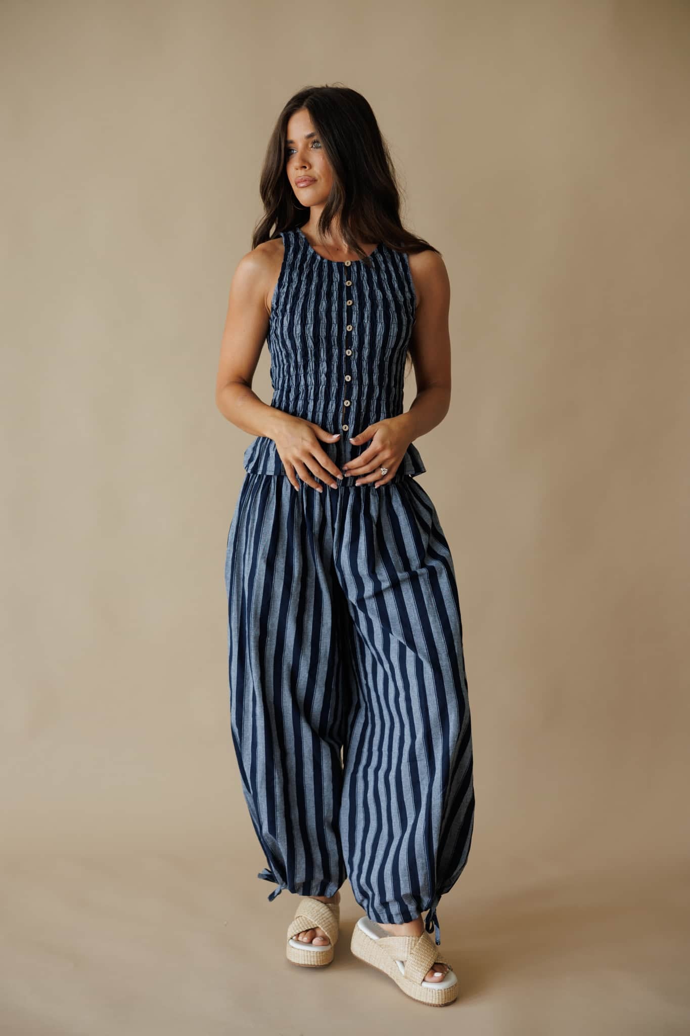 Marina Nights Striped Pants