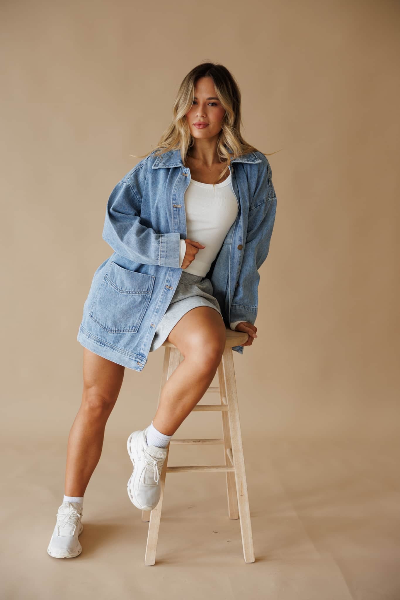 Boxy Cut Denim Jacket