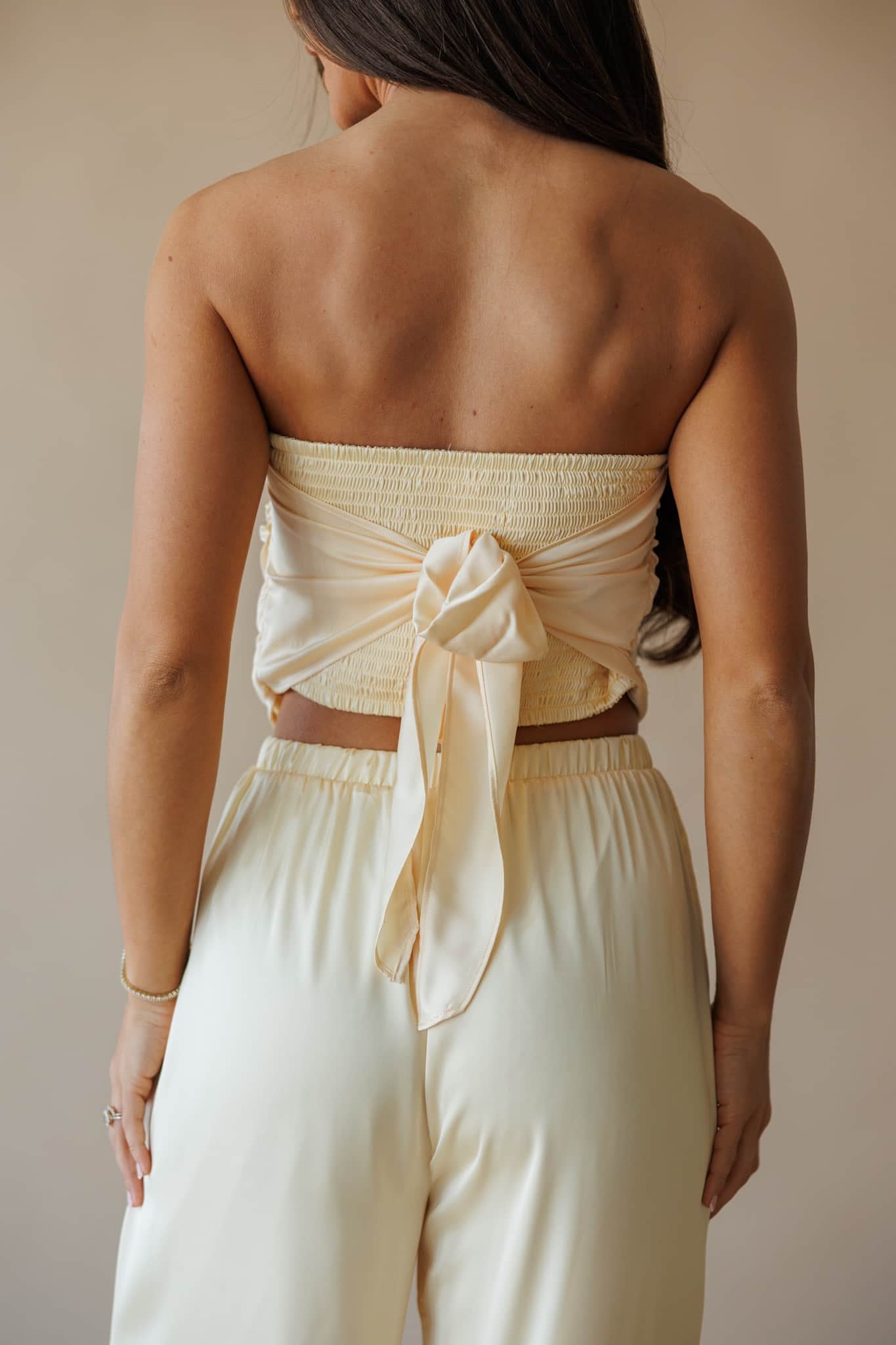 Santorini Glow Satin Top
