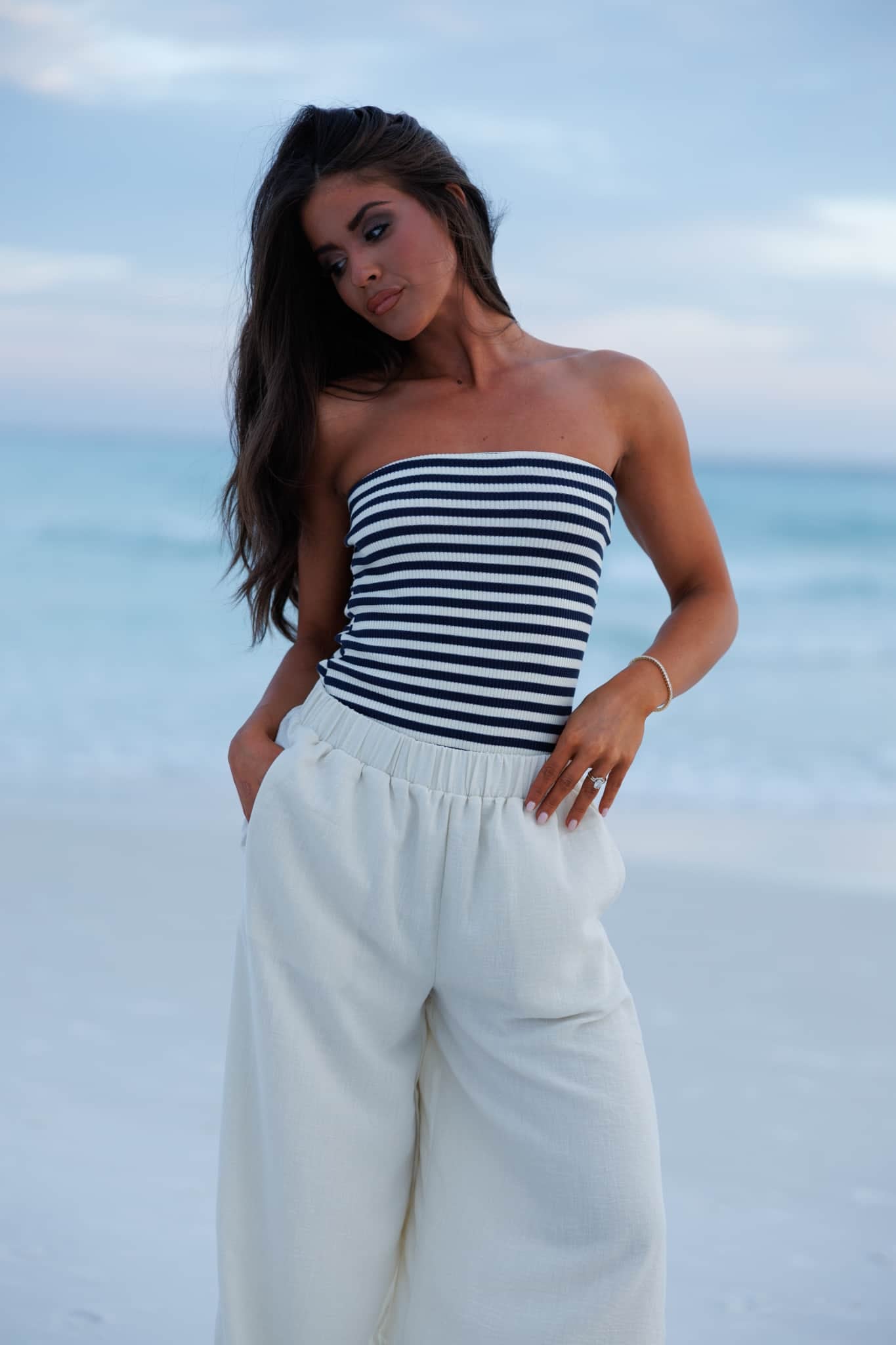 Tidal Stripe Top