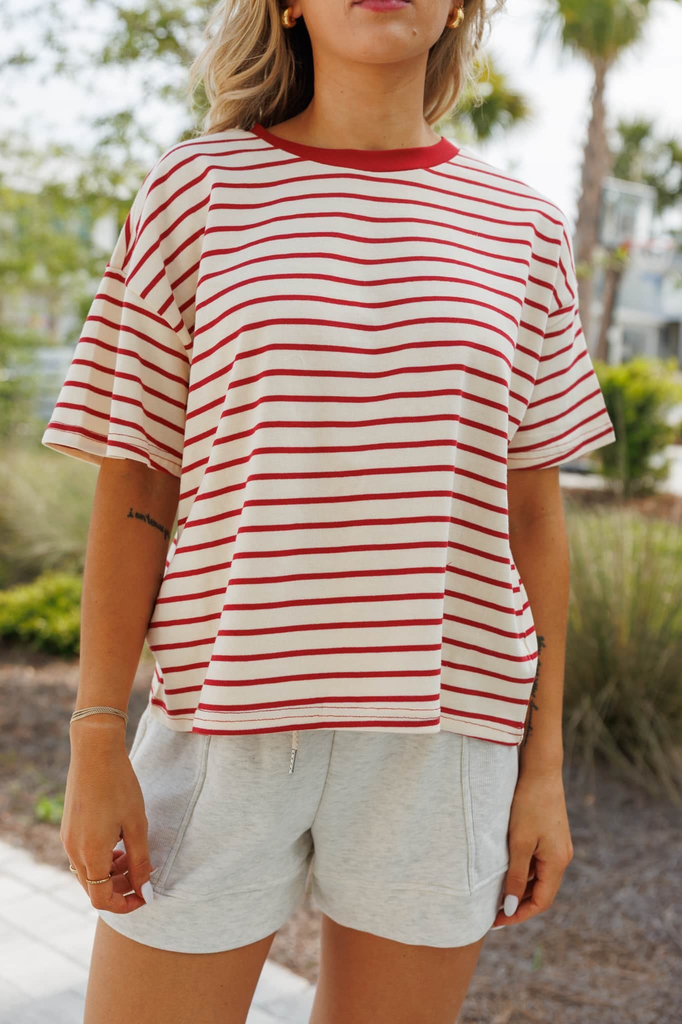 Stripe Society Tee