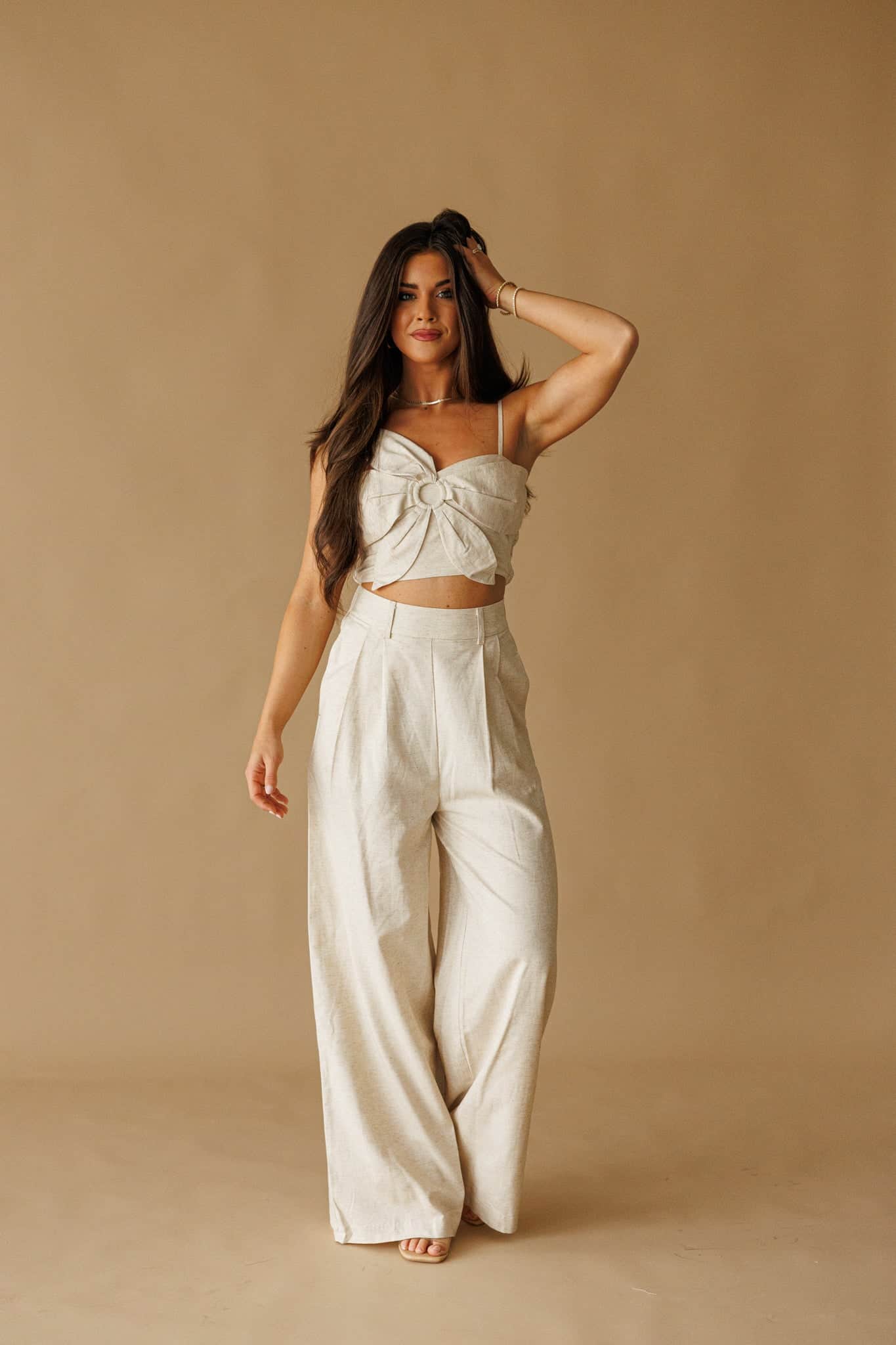 Linen Bloom Top